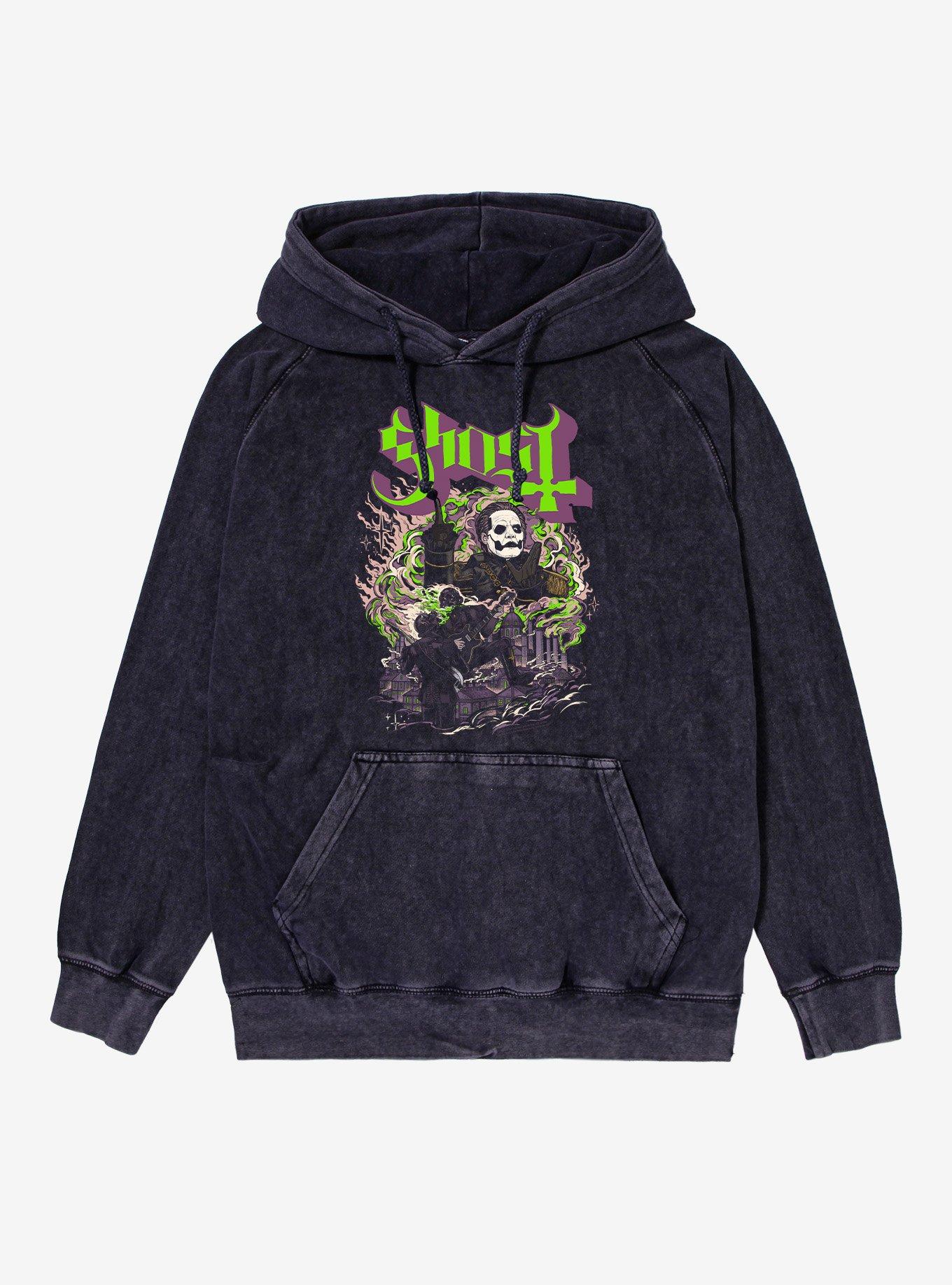 Ghost Cardinal Copia Smoke Stacks Mineral Wash Hoodie, , hi-res