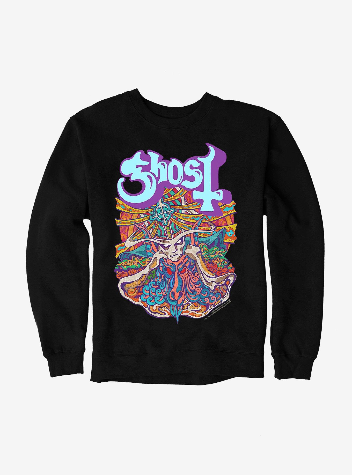 Ghost Seven Inches of Satanic Panic Neon Sweatshirt, , hi-res