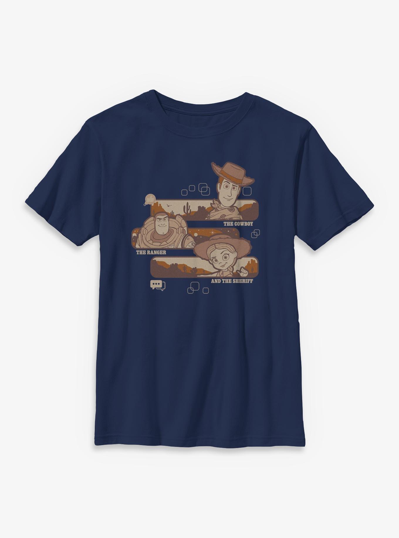Disney Pixar Toy Story 5 Cowboy Ranger Sheriff Youth T-Shirt