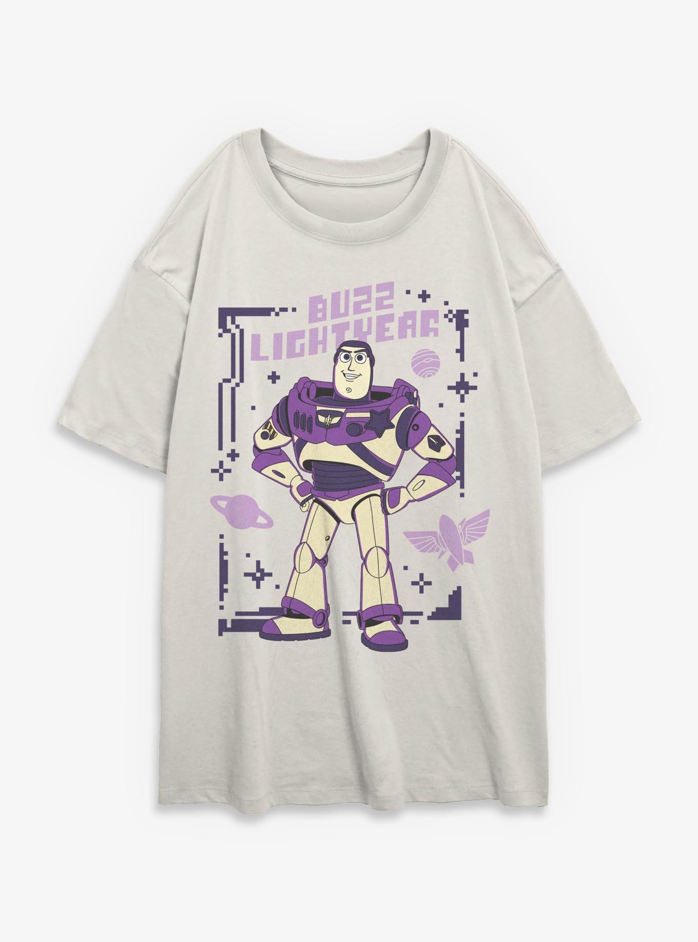 Disney Pixar Toy Story 5 Buzz Lightyear Pose Womens Oversized T-Shirt, , hi-res