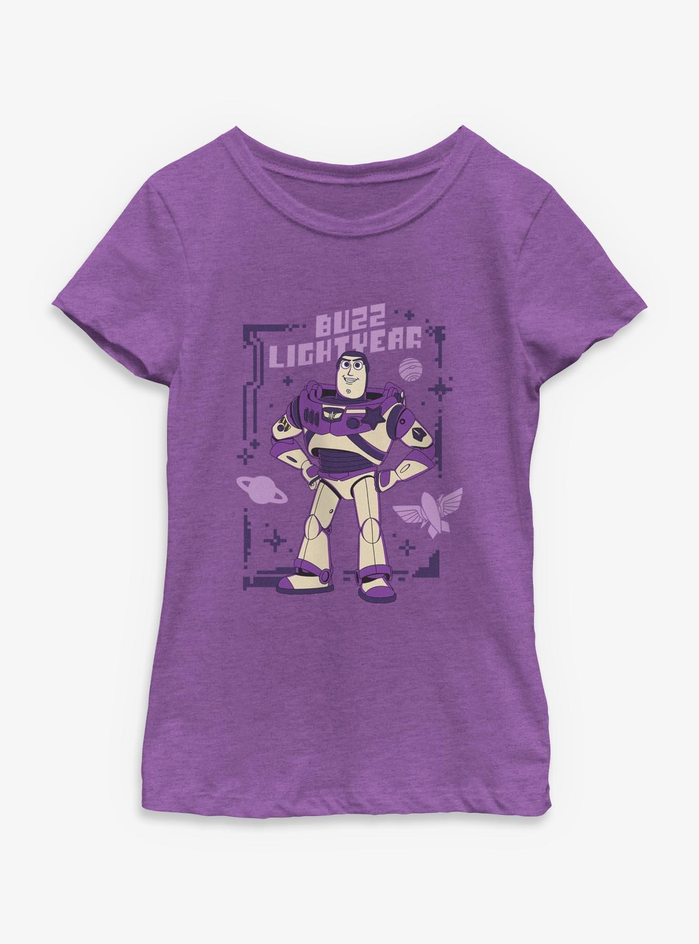 Disney Pixar Toy Story 5 Buzz Lightyear Pose Youth Girls T-Shirt, , hi-res