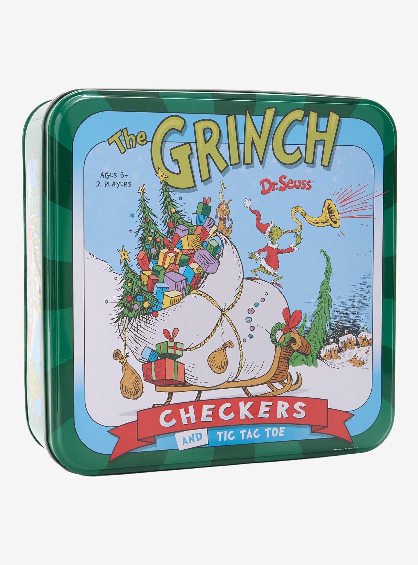 Dr. Seuss The Grinch Checkers And Tic Tac Toe Game, , hi-res
