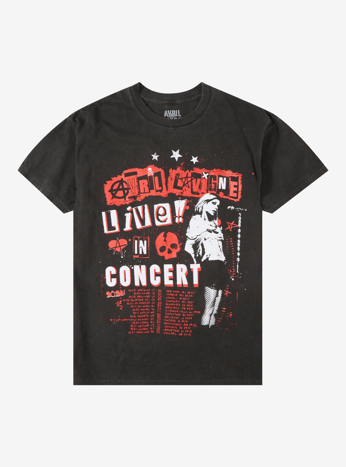 Avril Lavigne Live In Concert T-Shirt, , hi-res