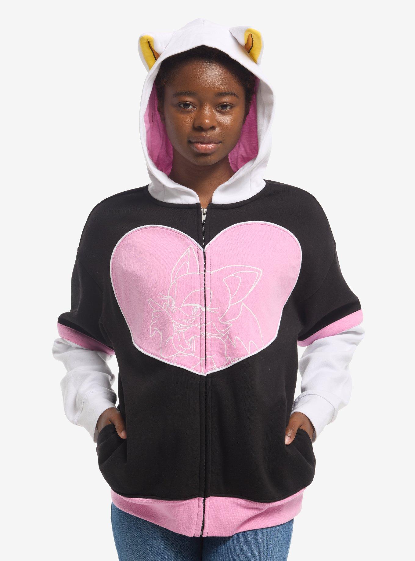 Sonic The Hedgehog Rouge Cosplay Girls Hoodie
