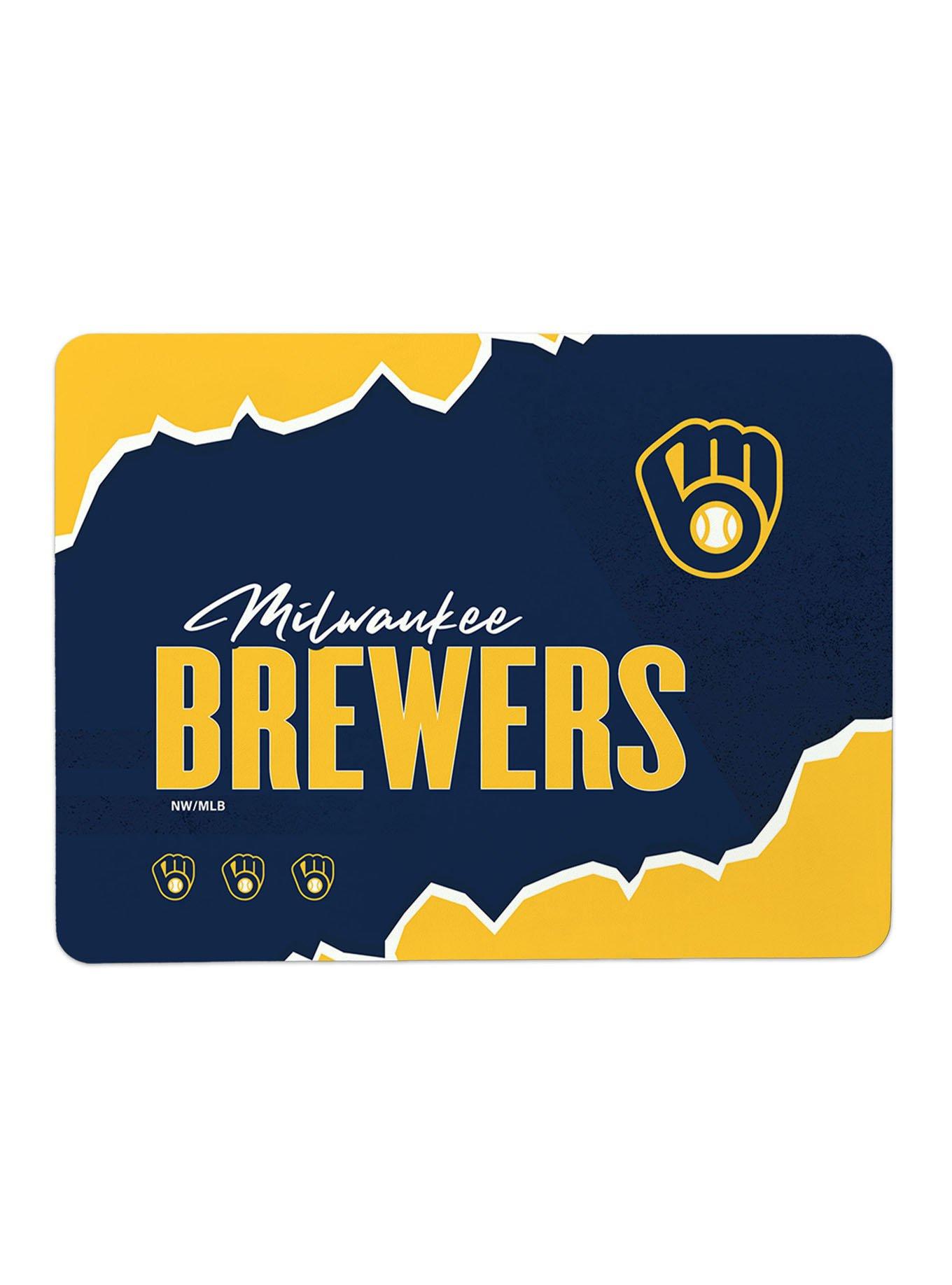 MLB Milwaukee Brewers Torn Small Mat, , hi-res