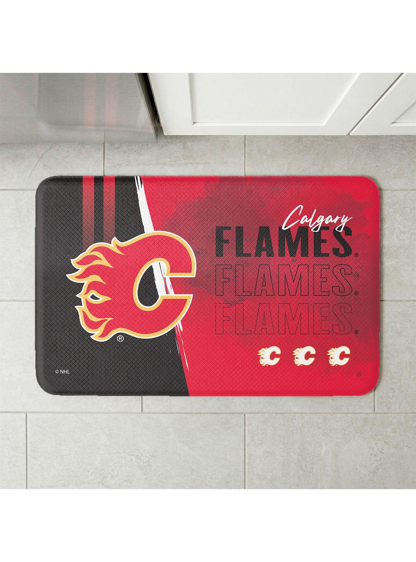NHL Calgary Flames Painterly Floor Mat, , hi-res