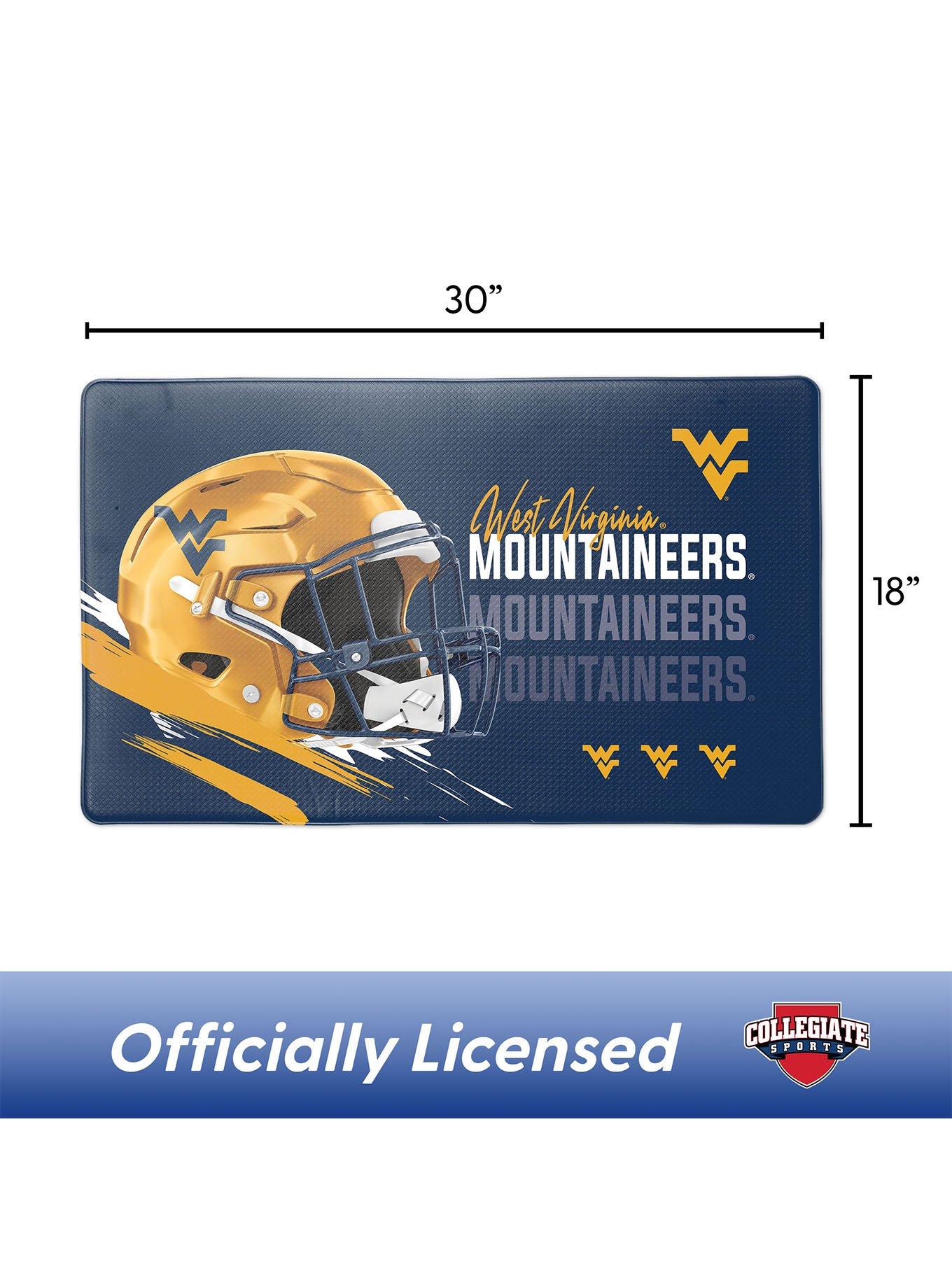 NCAA West Virginia Mountaineers Painted Floor Mat, , hi-res