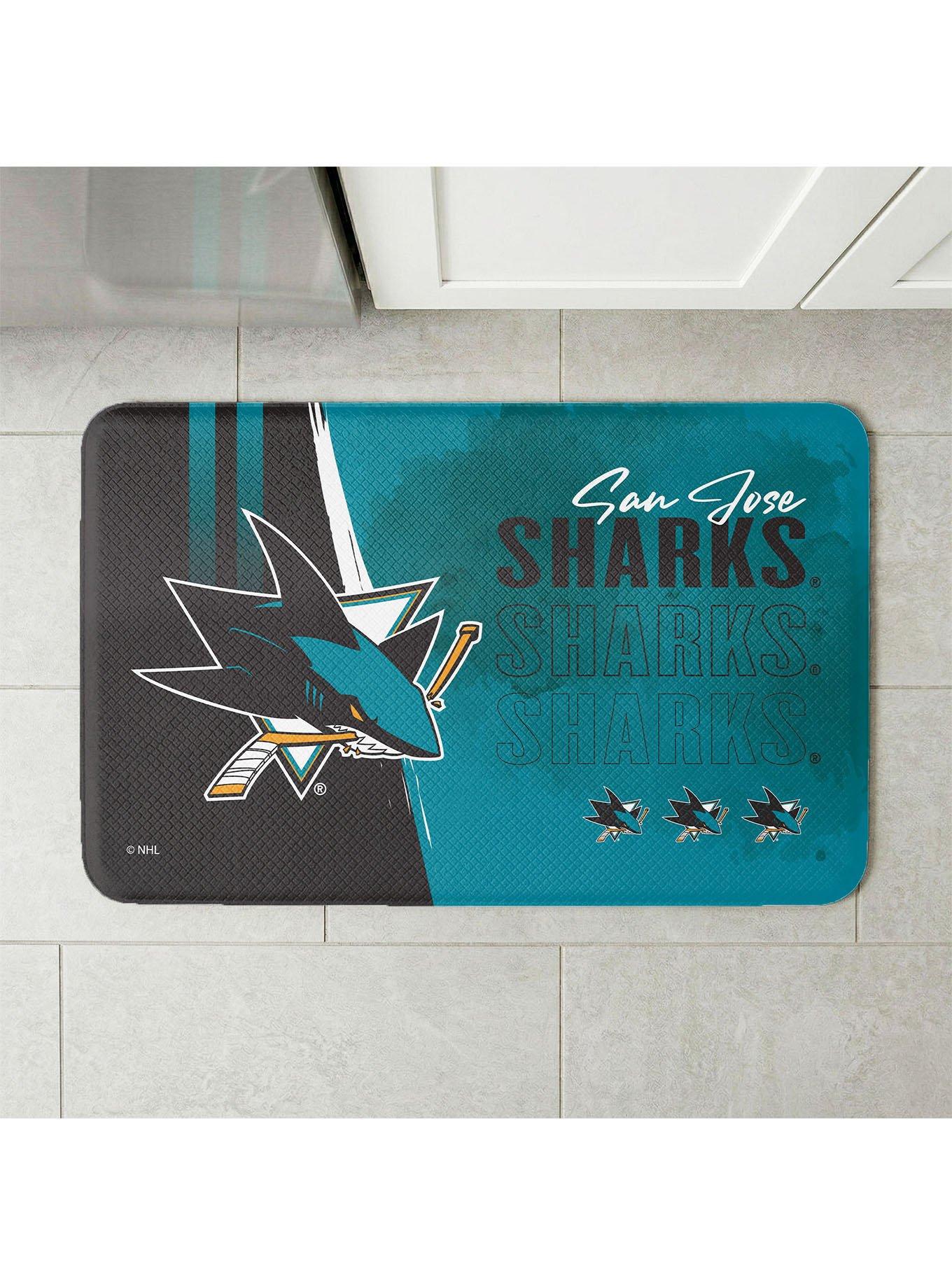 NHL San Jose Sharks Painterly Floor Mat, , hi-res