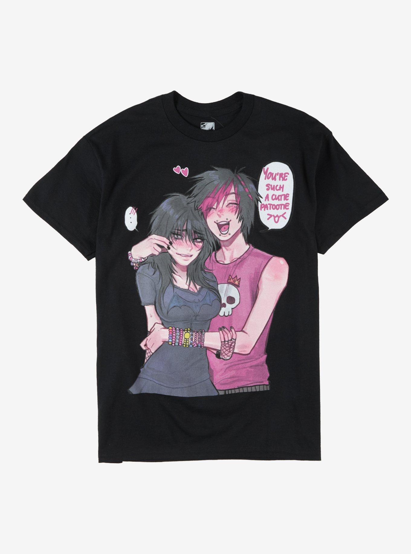 Scene Couple T-Shirt By Peachytea