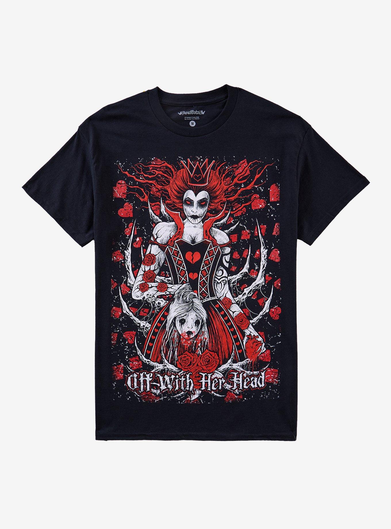 VAMPIREFREAKS Off With Her Head Queen T-Shirt By Vampire Freaks