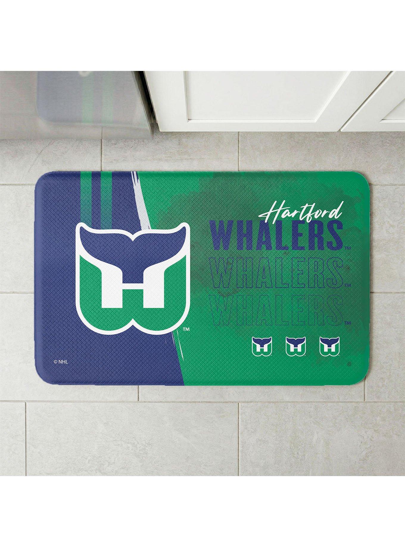 NHL Hartford Whalers Painterly Floor Mat
