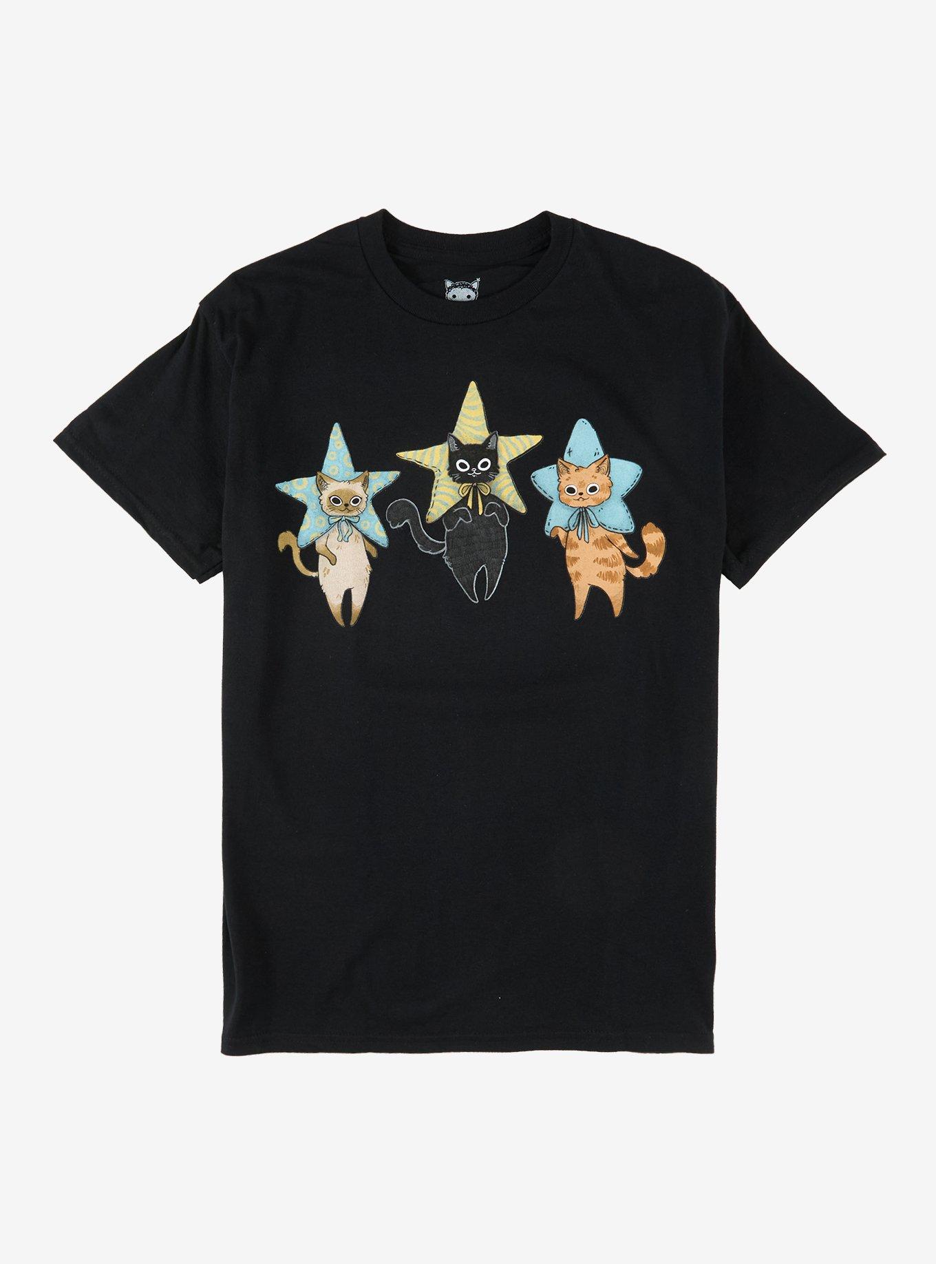 Cat Star Trio T-Shirt By Guild Of Calamity, , hi-res