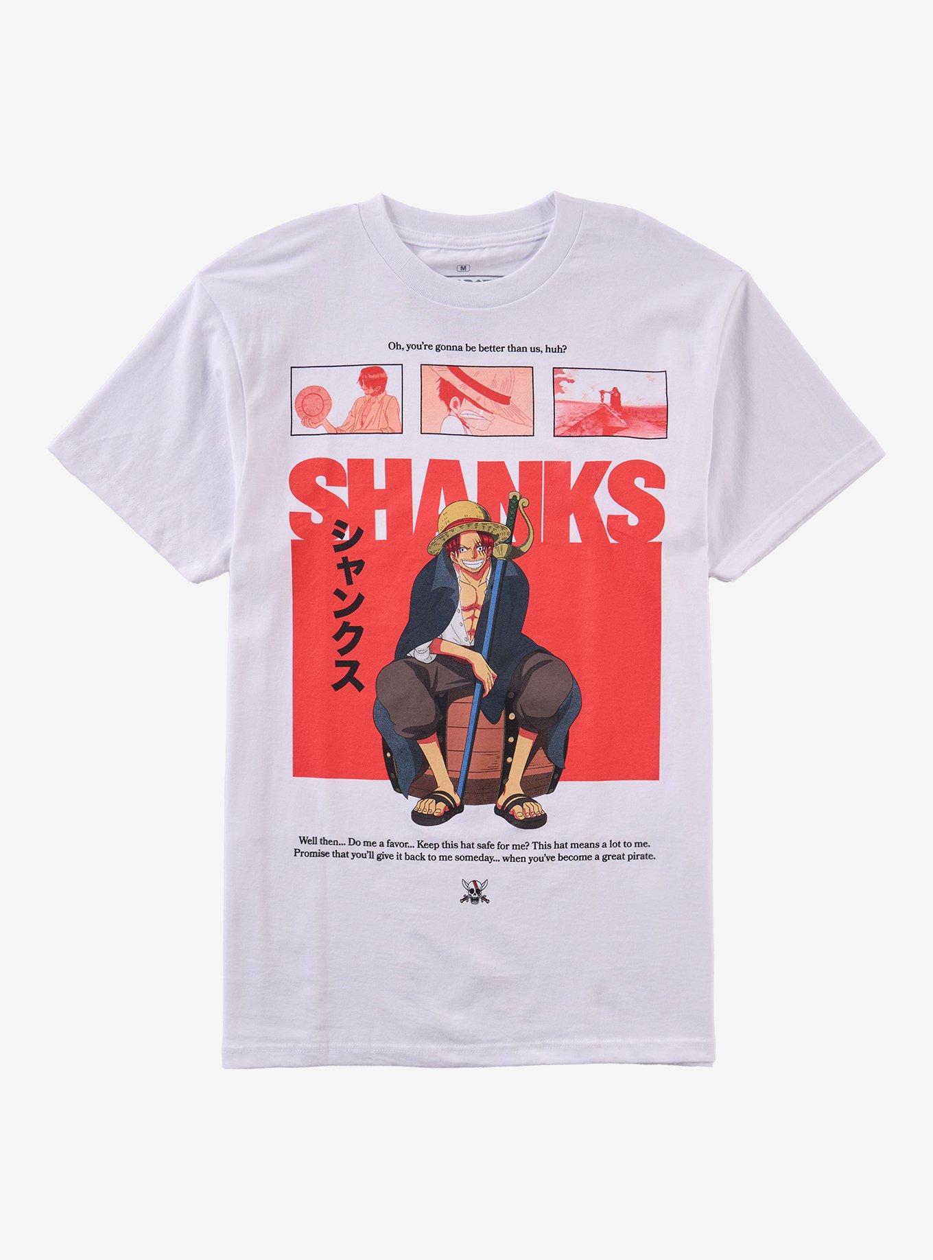 One Piece Shanks Panel T-Shirt, , hi-res