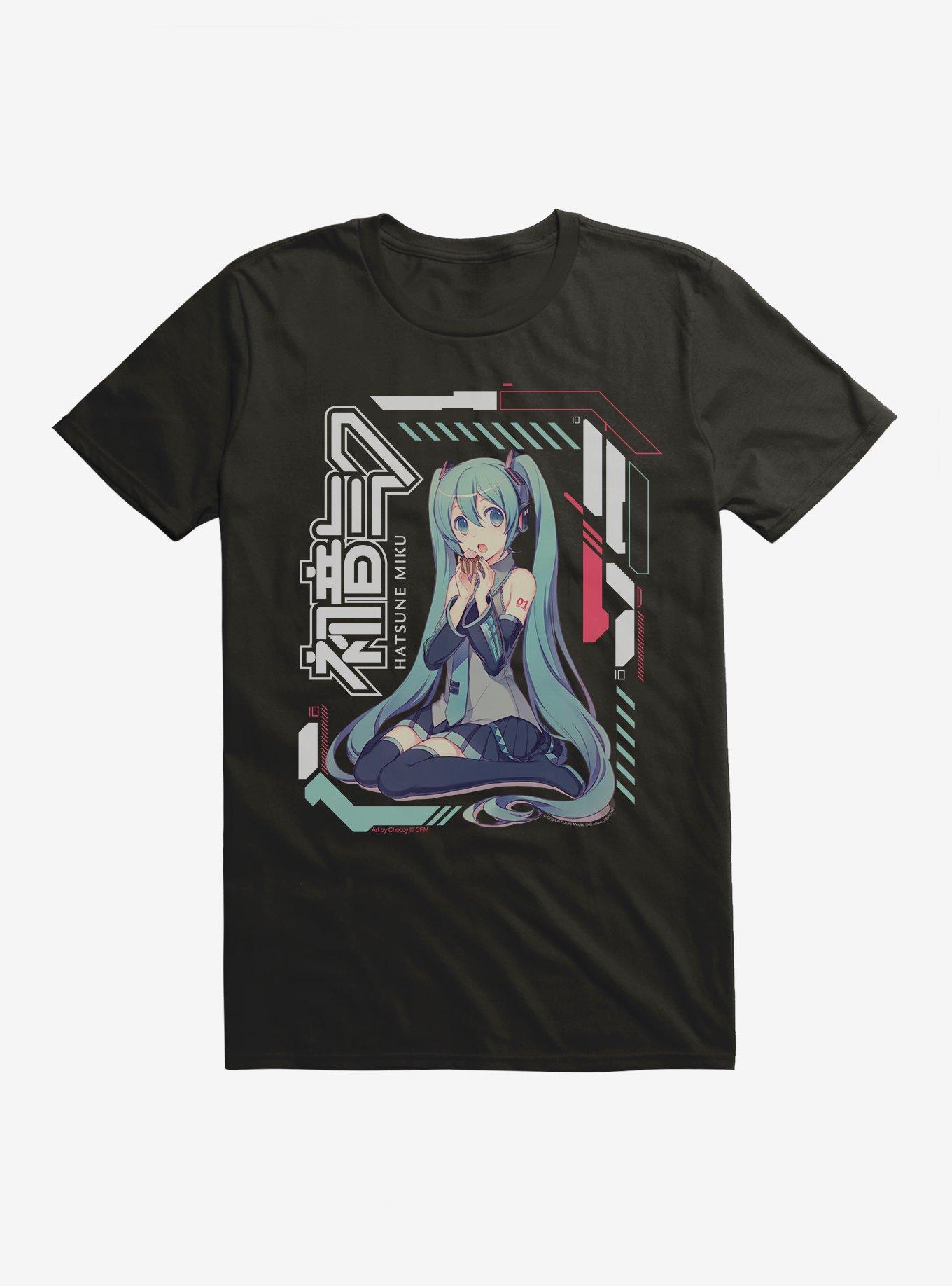 Hatsune Miku Cyber Border T-Shirt, , hi-res