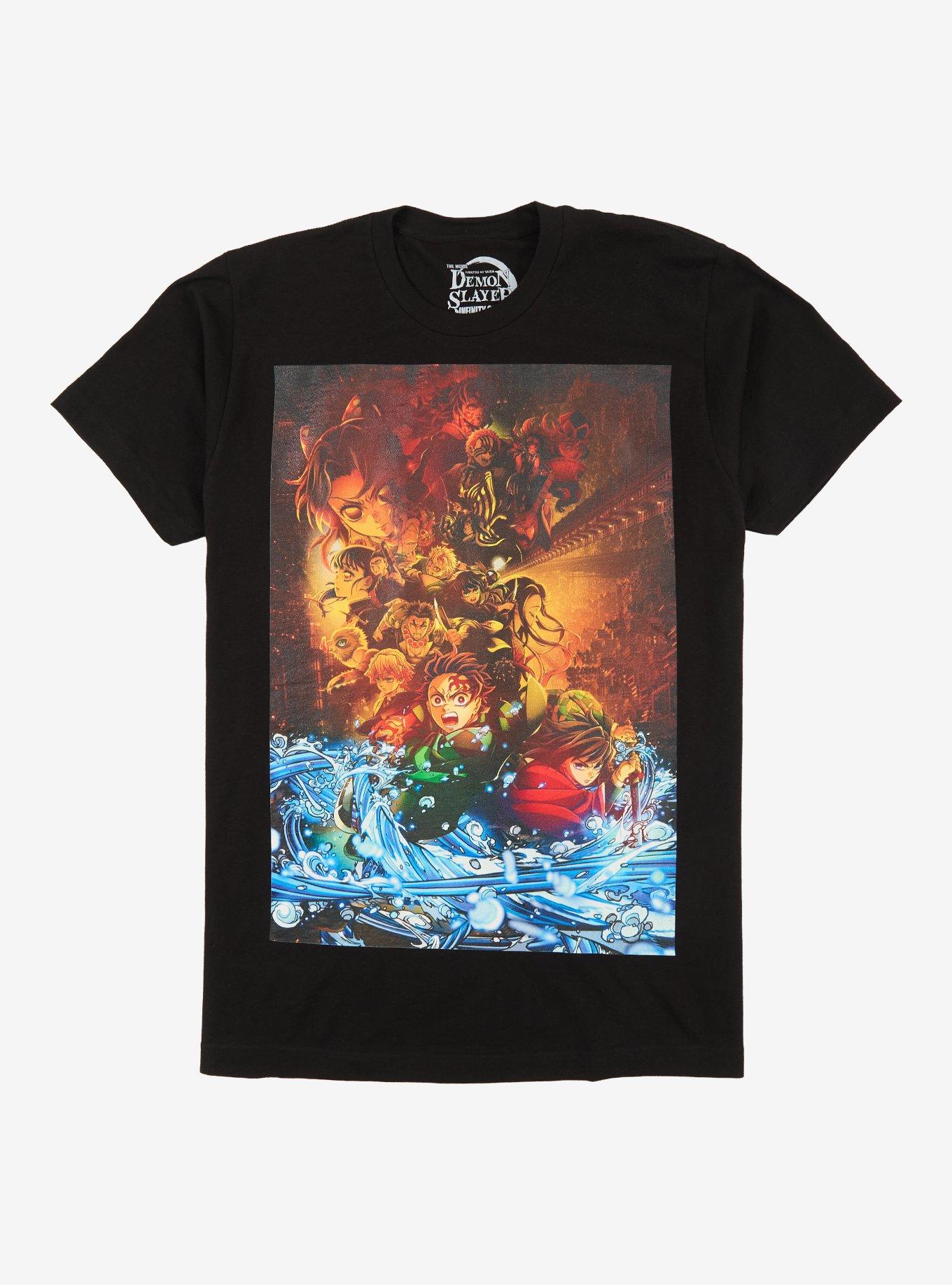Demon Slayer: Kimetsu No Yaiba Infinity Castle Group Poster T-Shirt