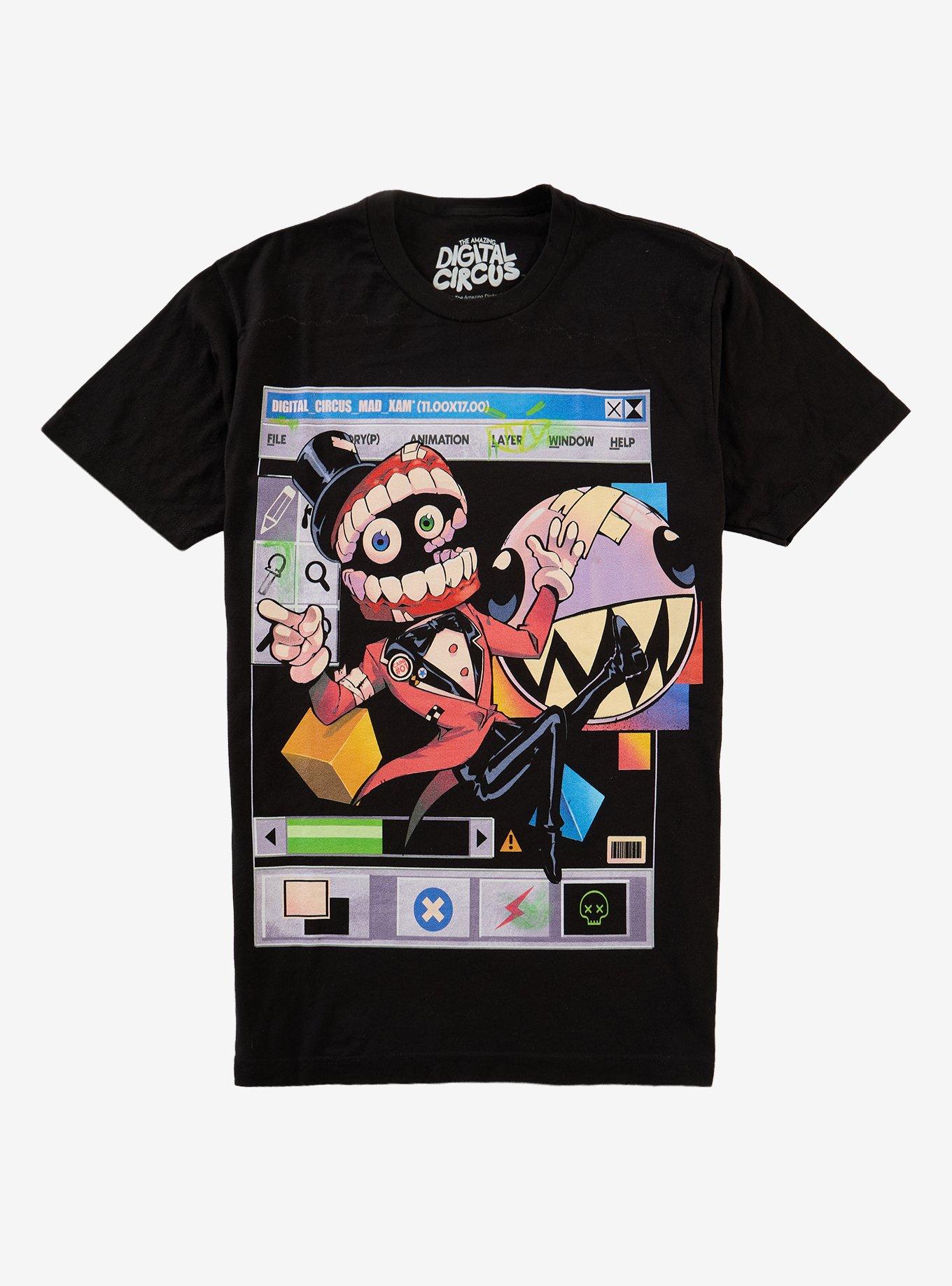 The Amazing Digital Circus Caine & Bubble Computer T-Shirt, , hi-res