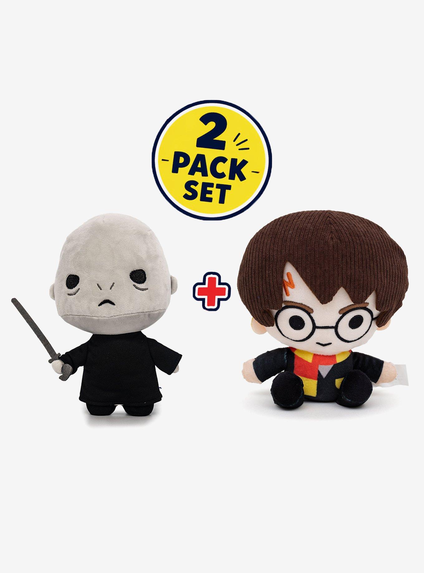 Harry Potter Chibi Characters Harry Potter Lord Voldemort Dog Toy Squeaky Plush 2-Piece Set, , hi-res