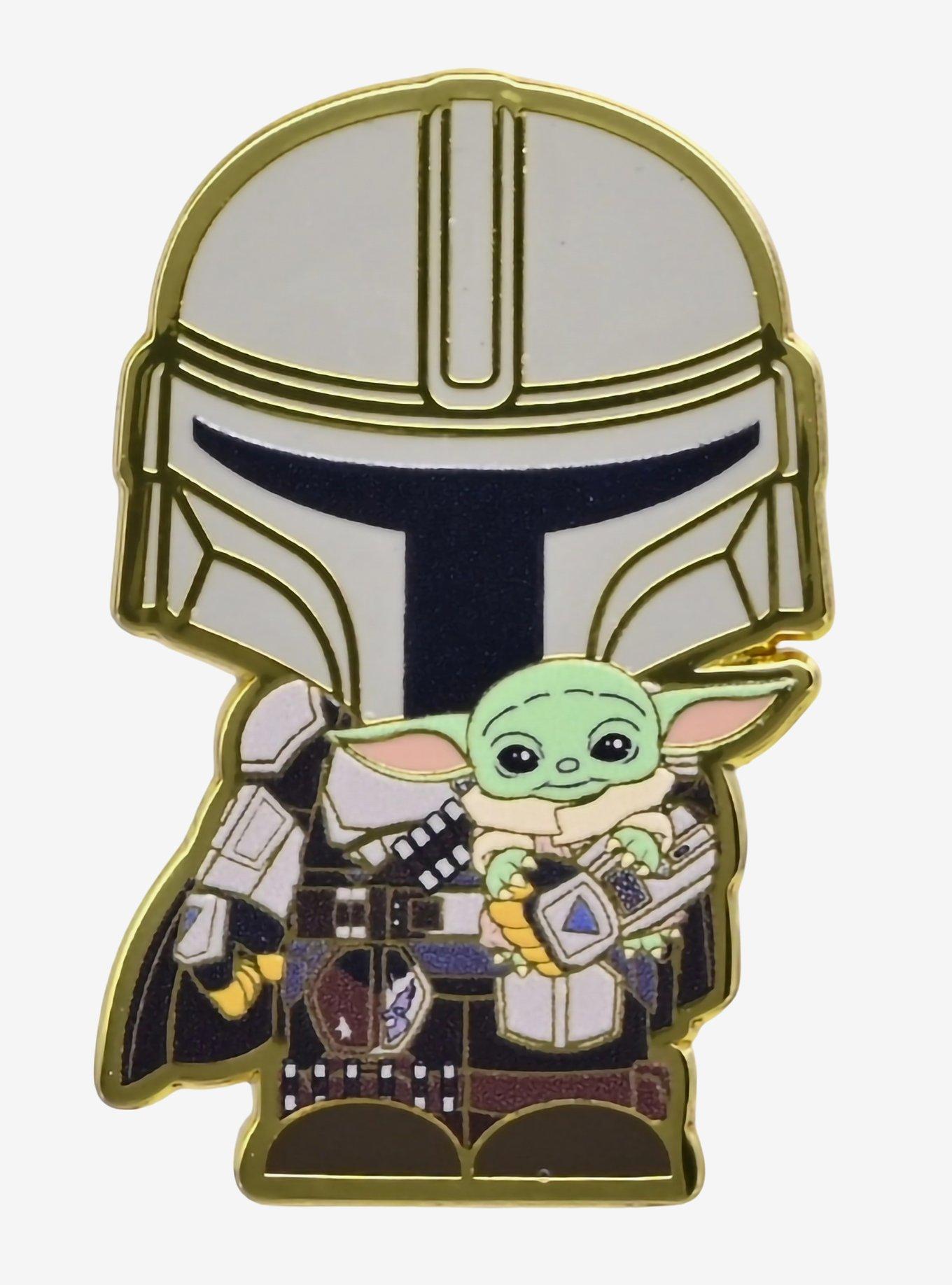 Star Wars The Mandalorian & Grogu Enamel Pin, , hi-res