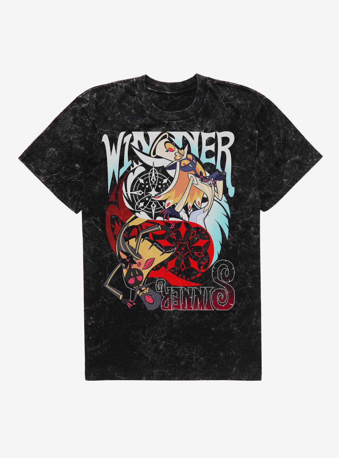 Hazbin Hotel Sir Pentious Duo Mineral Wash T-Shirt, , hi-res