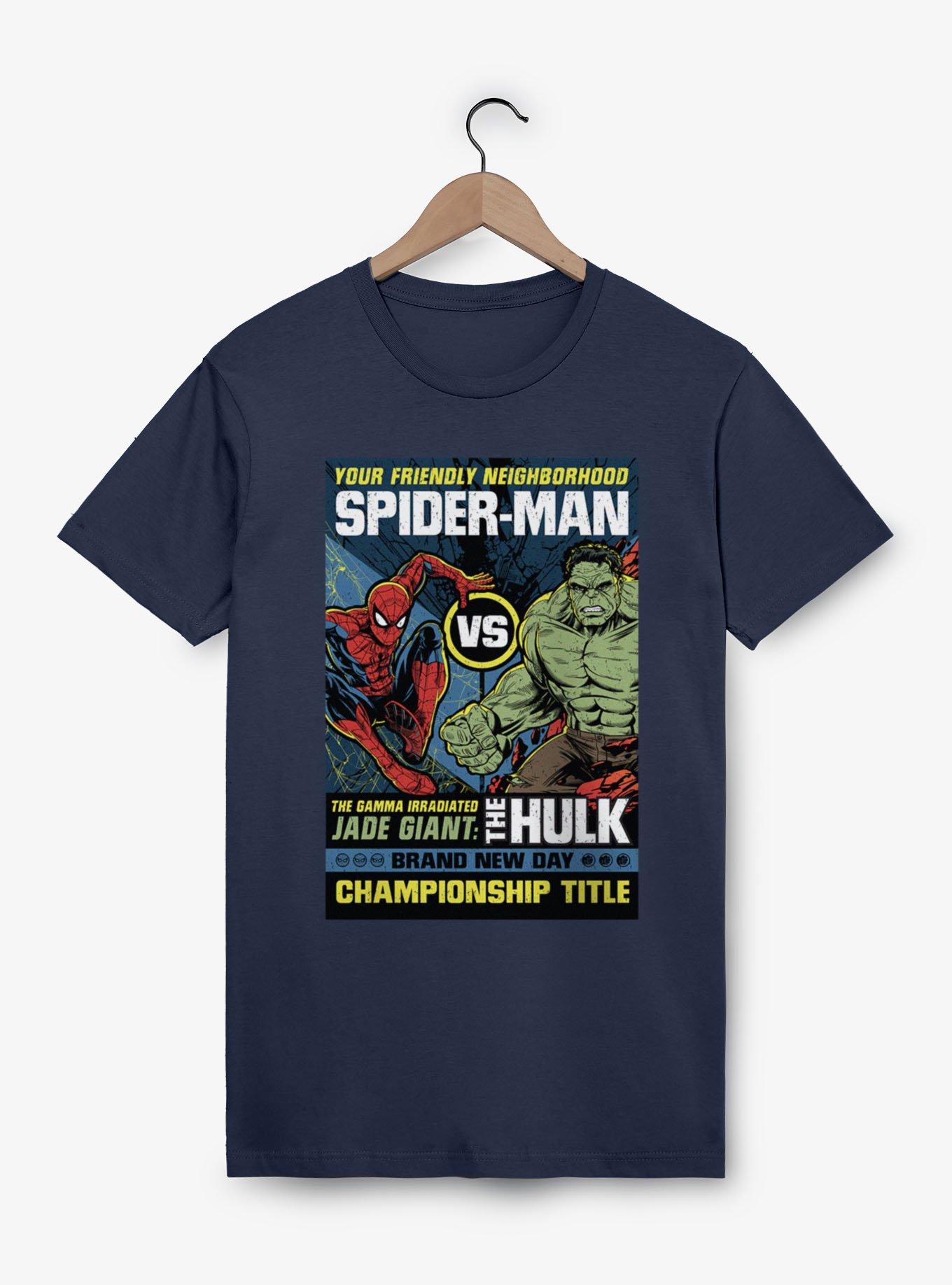Marvel Spider-Man Brand New Day Spider-Man Vs The Hulk Championship Title T-Shirt, , hi-res