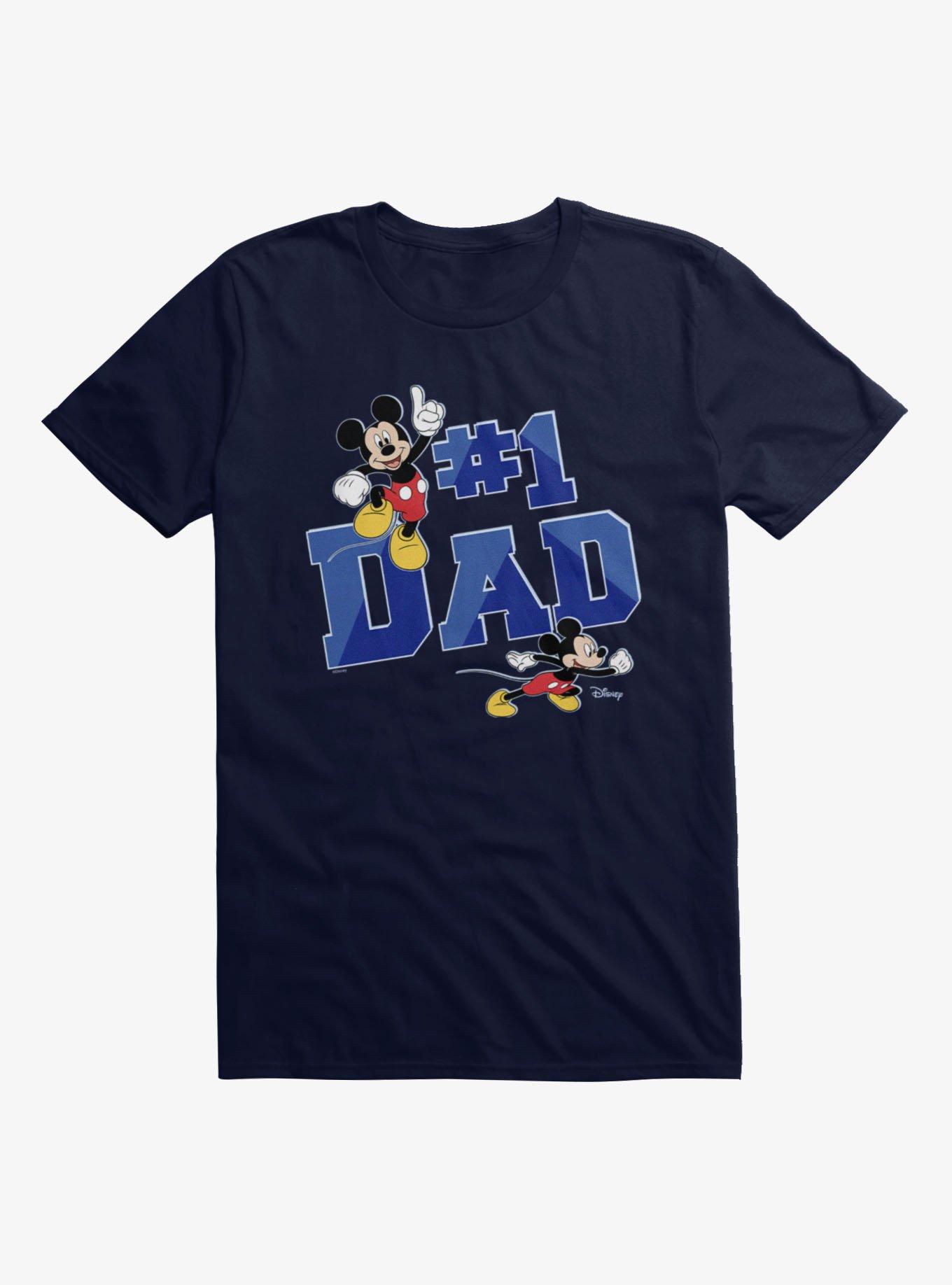 Disney Mickey Mouse Number 1 Dad T-Shirt, , hi-res