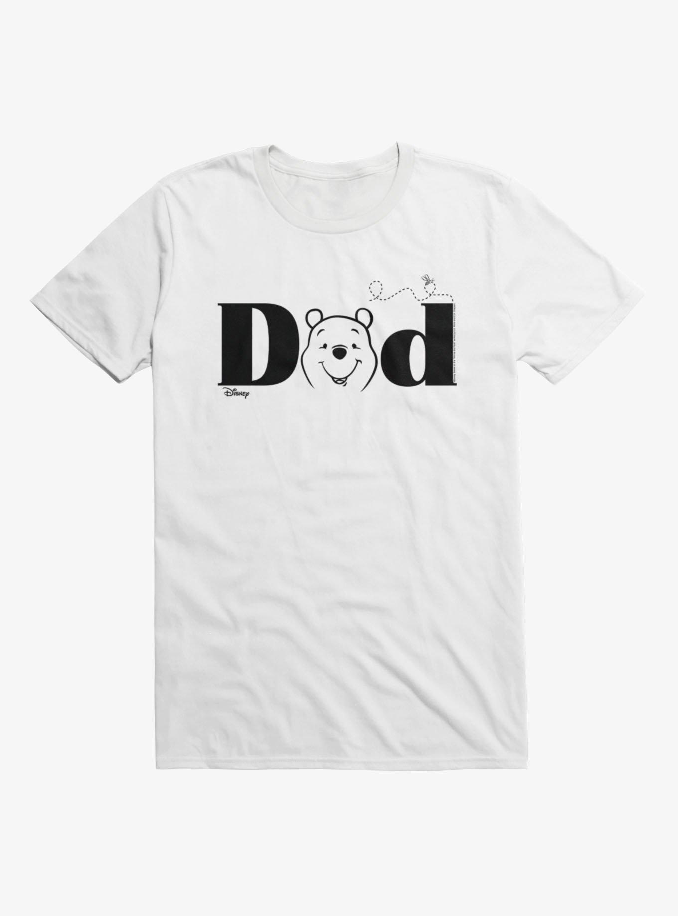 Disney Winnie The Pooh Dad Face Text T-Shirt, , hi-res