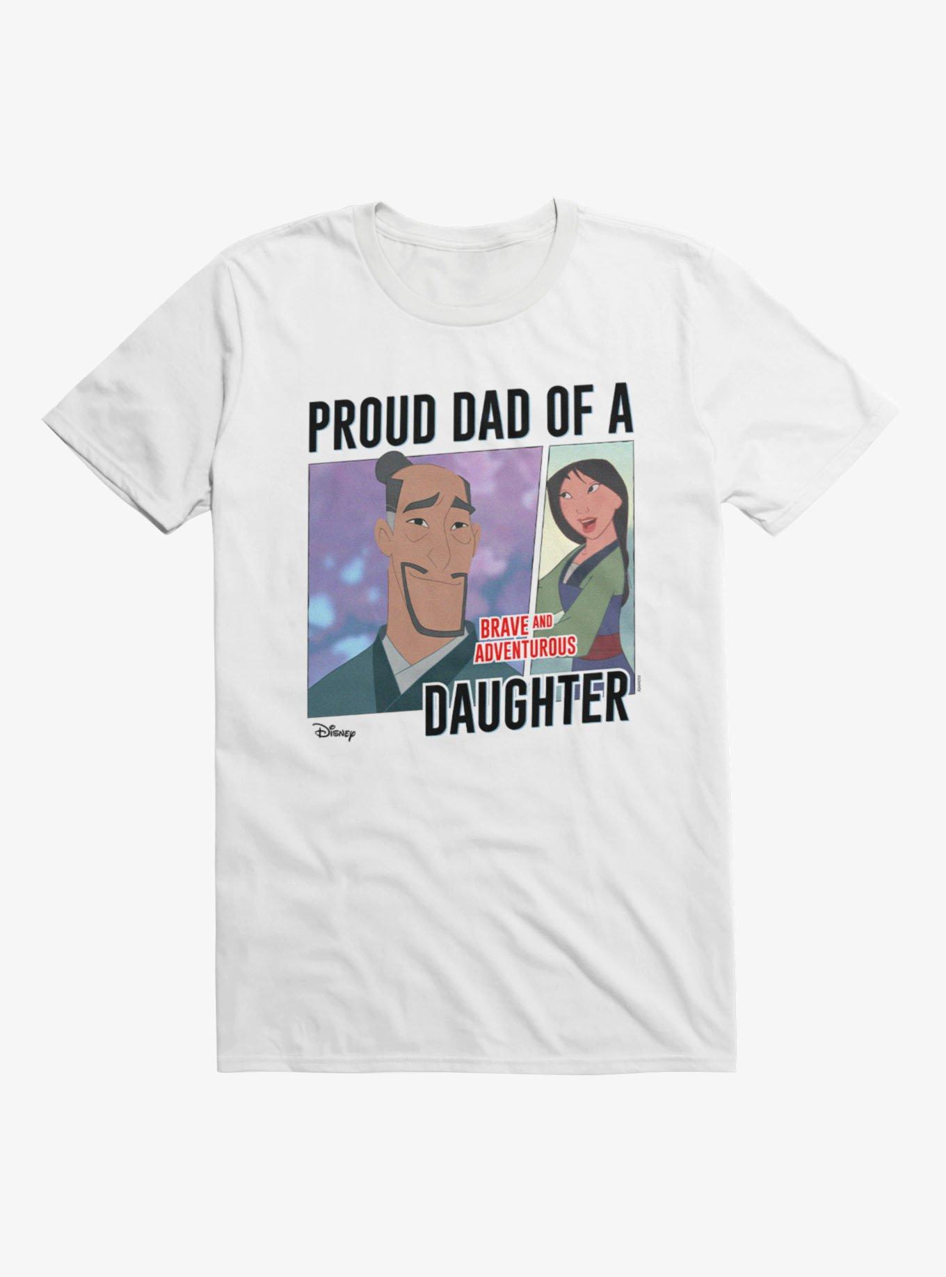 Disney Mulan Proud Dad Of A Brave Daughter T-Shirt, , hi-res