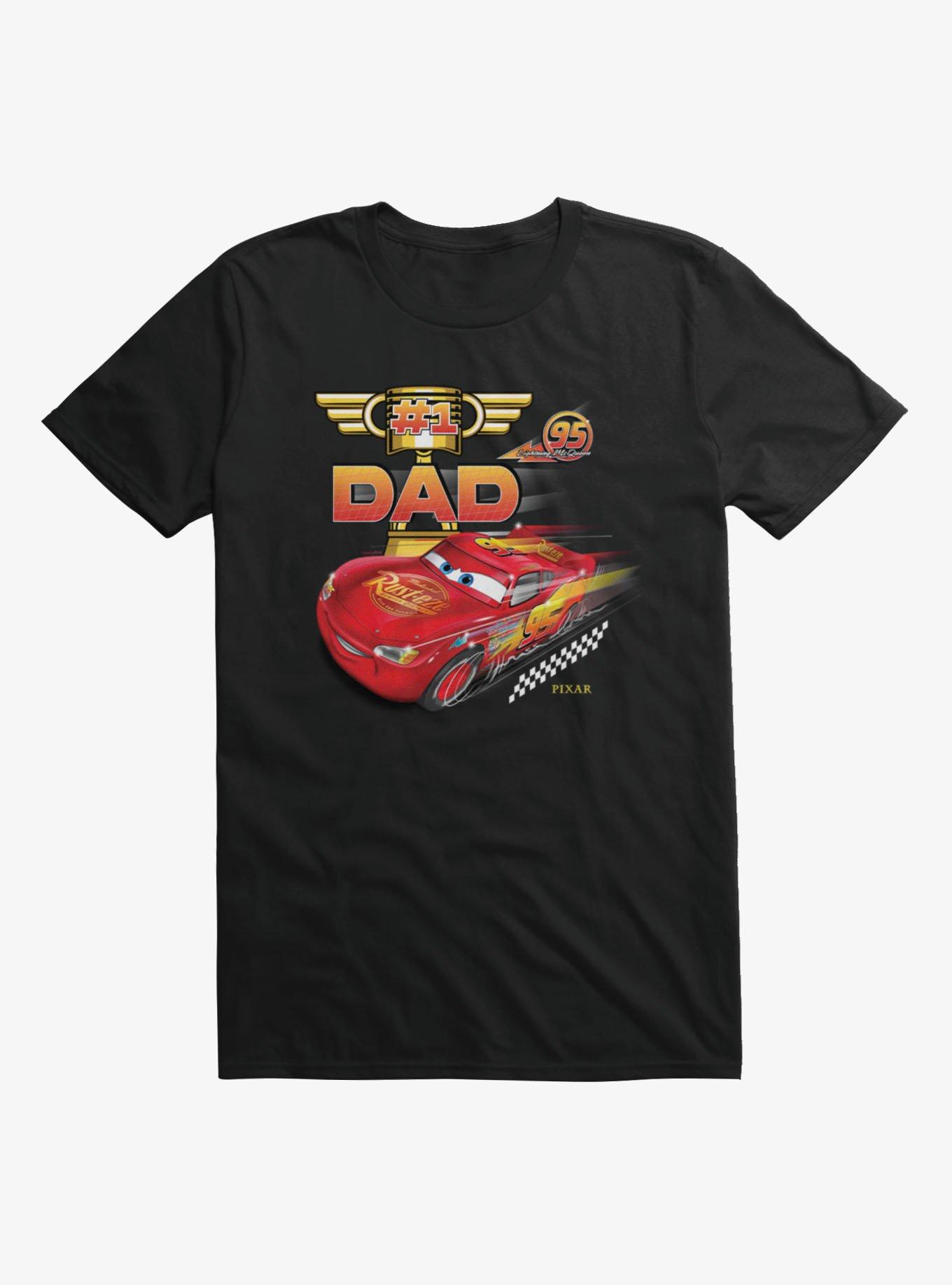 Disney Pixar Cars Number 1 Dad Lightning McQueen T-Shirt, , hi-res