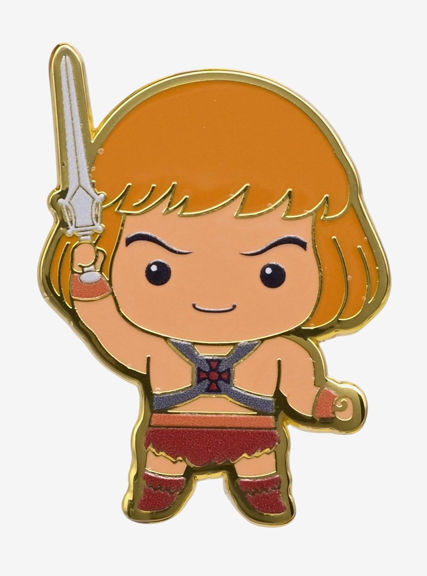 Masters Of The Universe He-Man Chibi Enamel Pin, , hi-res