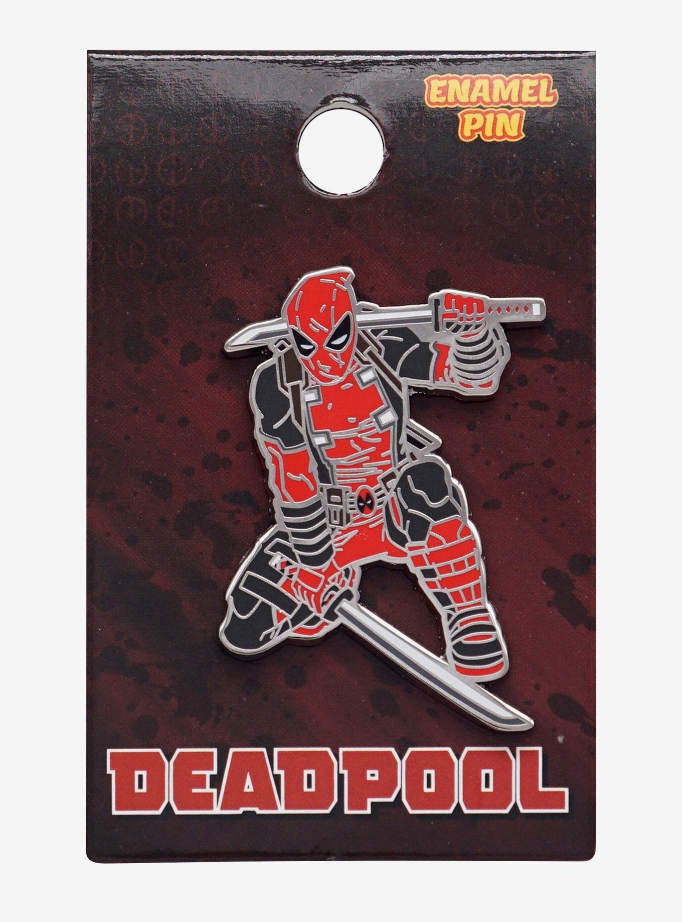 Marvel Deadpool Katanas Enamel Pin, , hi-res