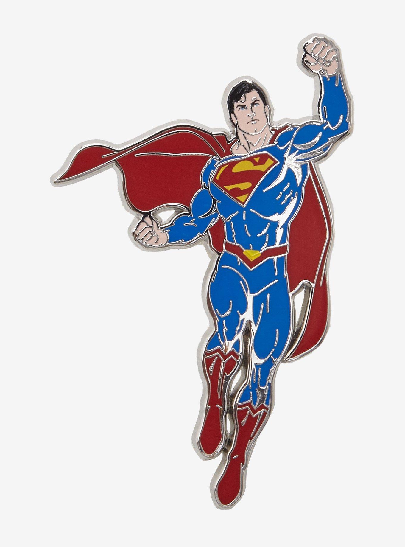 DC Comics Superman Flying Enamel Pin, , hi-res