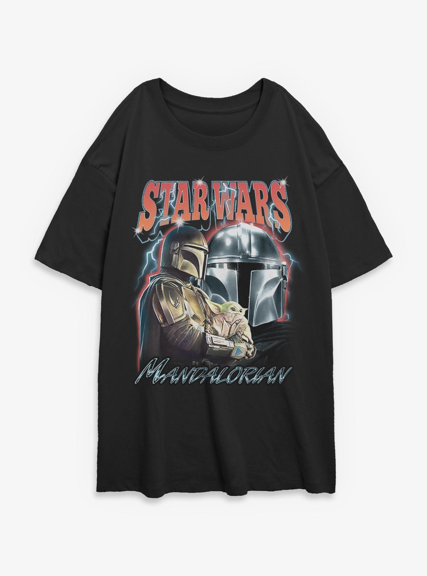 Star Wars The Mandalorian & Grogu Pose Girls Oversized T-Shirt, , hi-res