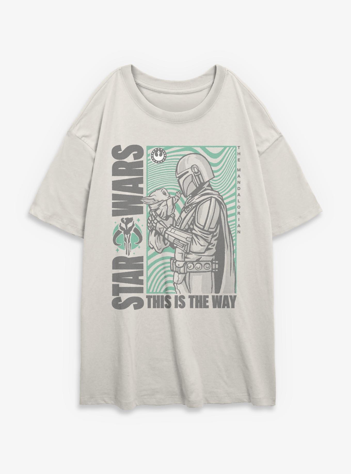 Star Wars The Mandalorian Boxed Girls Oversized T-Shirt