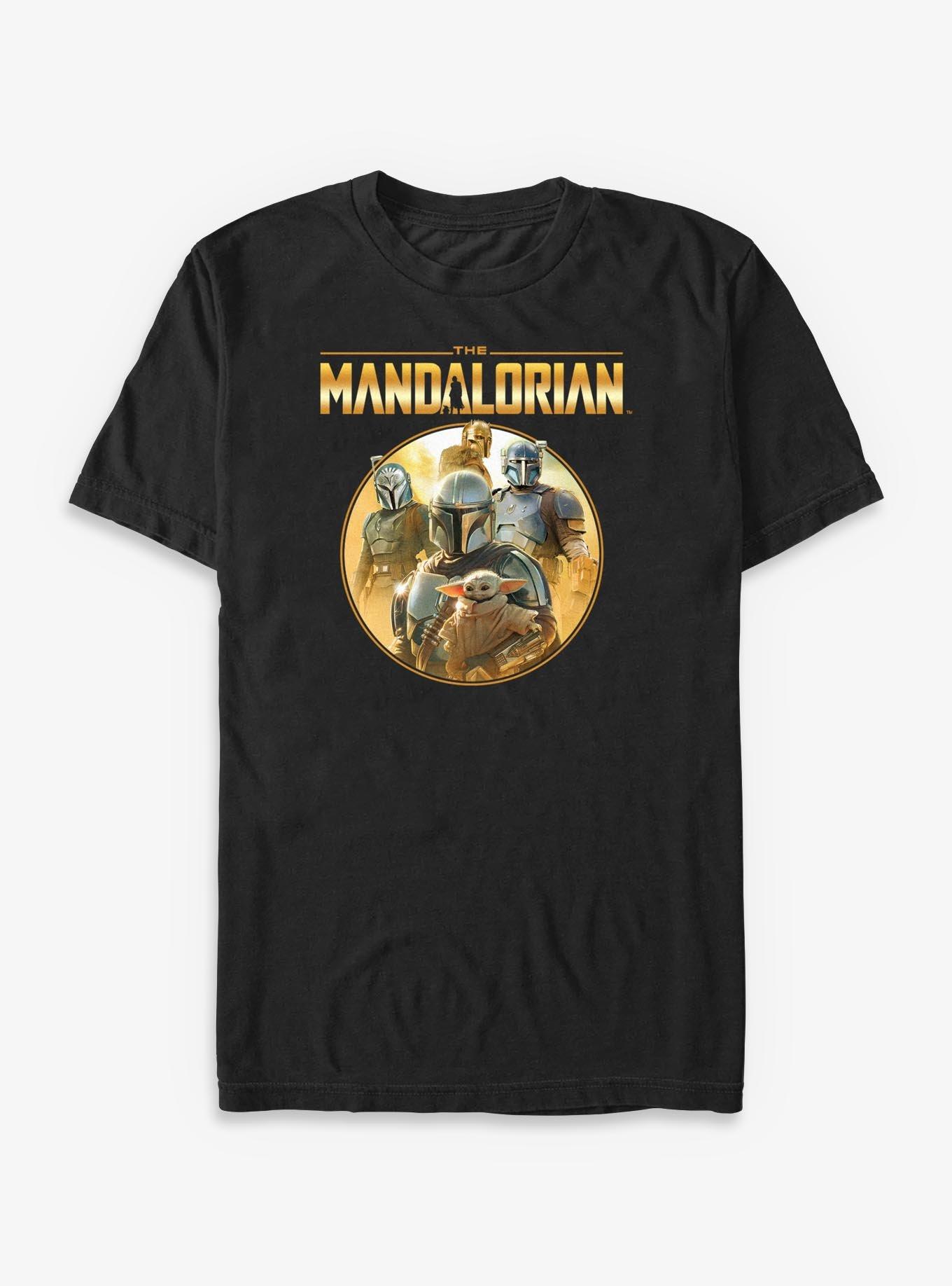 Star Wars The Mandalorian Group Circle T-Shirt, , hi-res