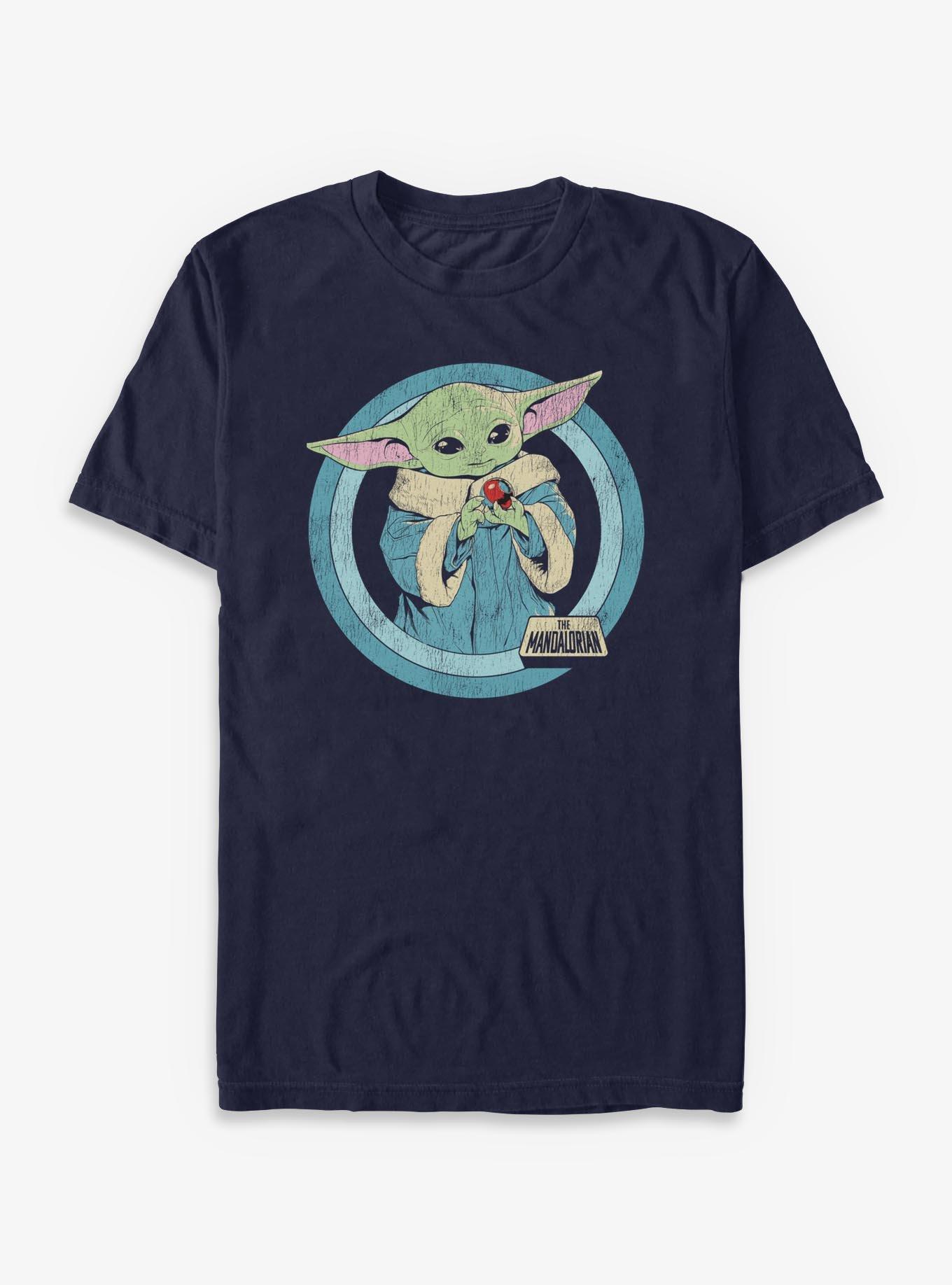 Star Wars The Mandalorian Grogu Circle T-Shirt