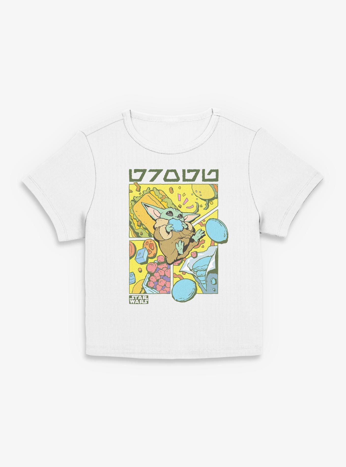 Star Wars The Mandalorian & Grogu Snacking Girls Baby T-Shirt, , hi-res