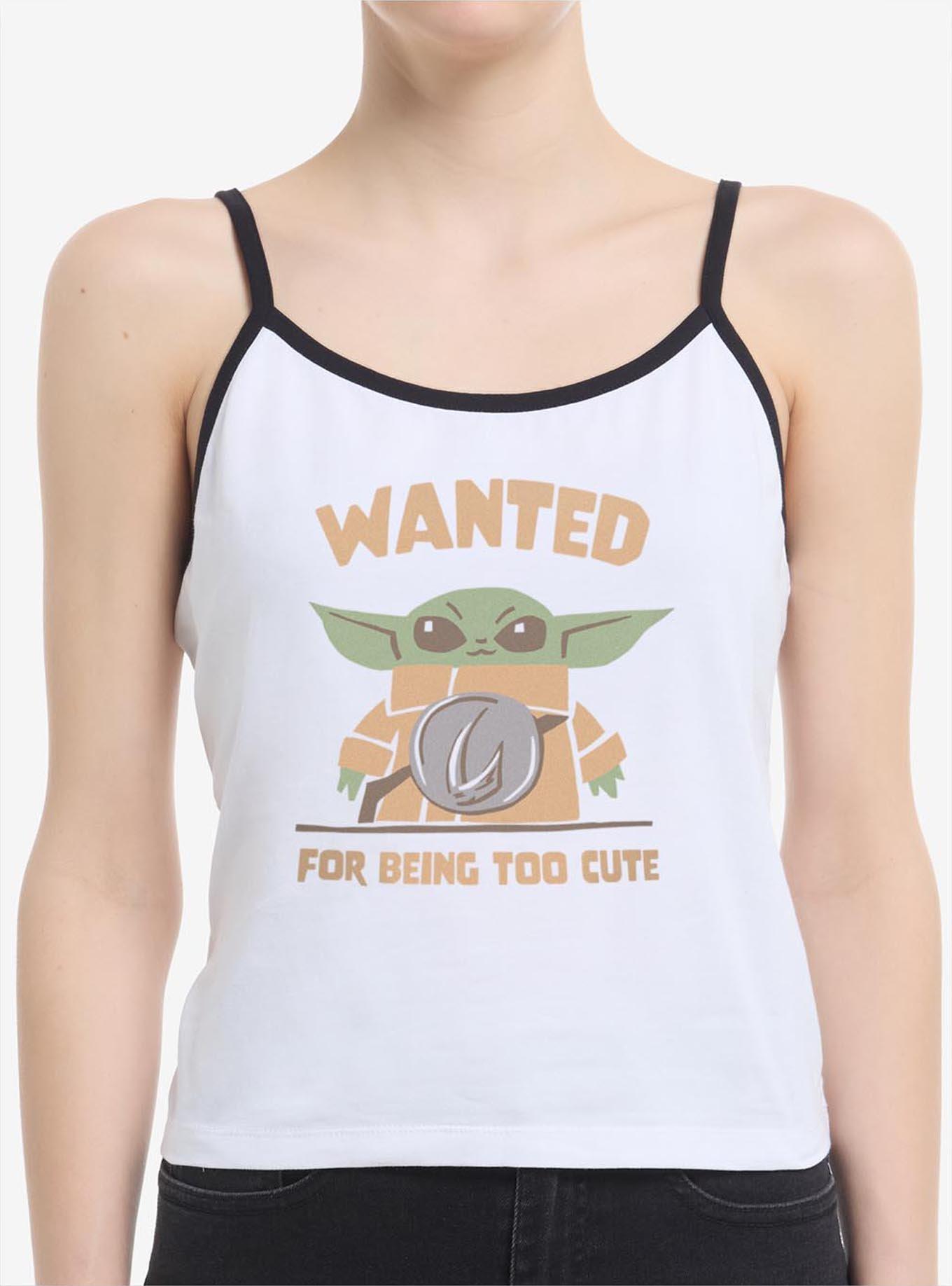 Star Wars The Mandalorian & Grogu Wanted For Being Too Cure Girls Cami, , hi-res