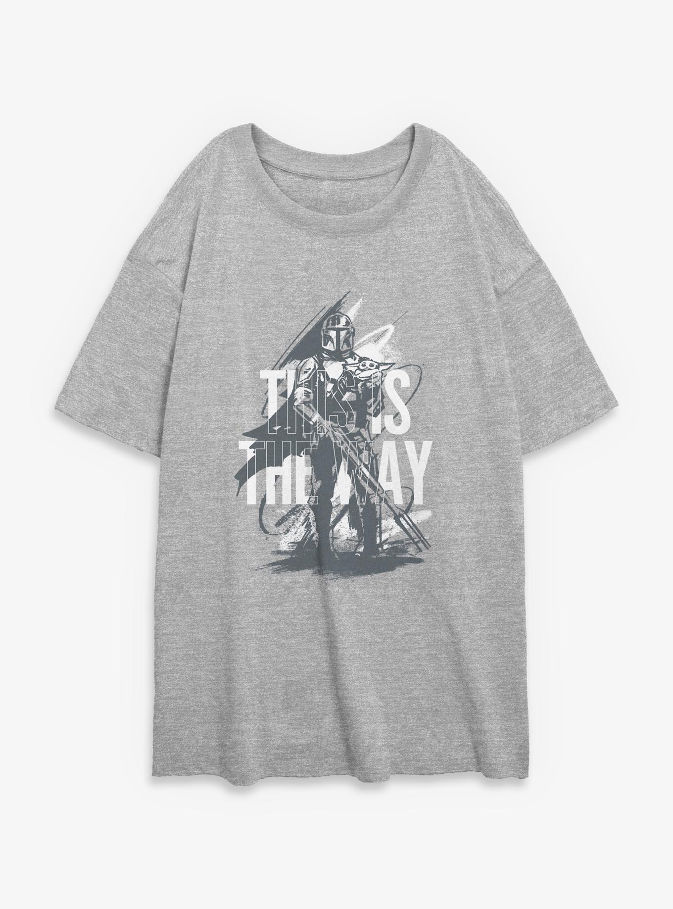 Star Wars The Mandalorian & Grogu The Way Girls Oversized T-Shirt, , hi-res