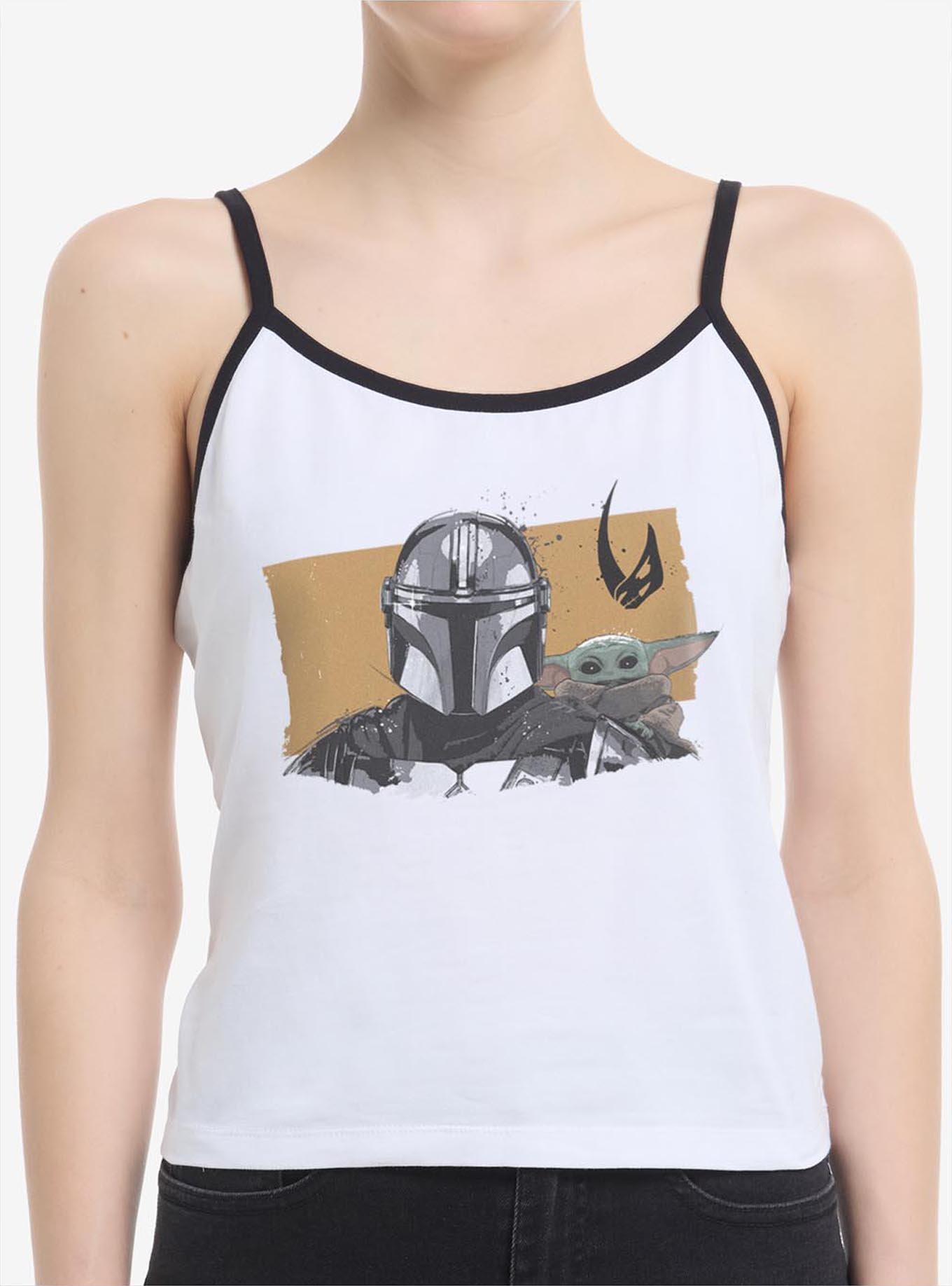 Star Wars The Mandalorian & Grogu Bounty Hunter and the Child Portrait Girls Cami, , hi-res