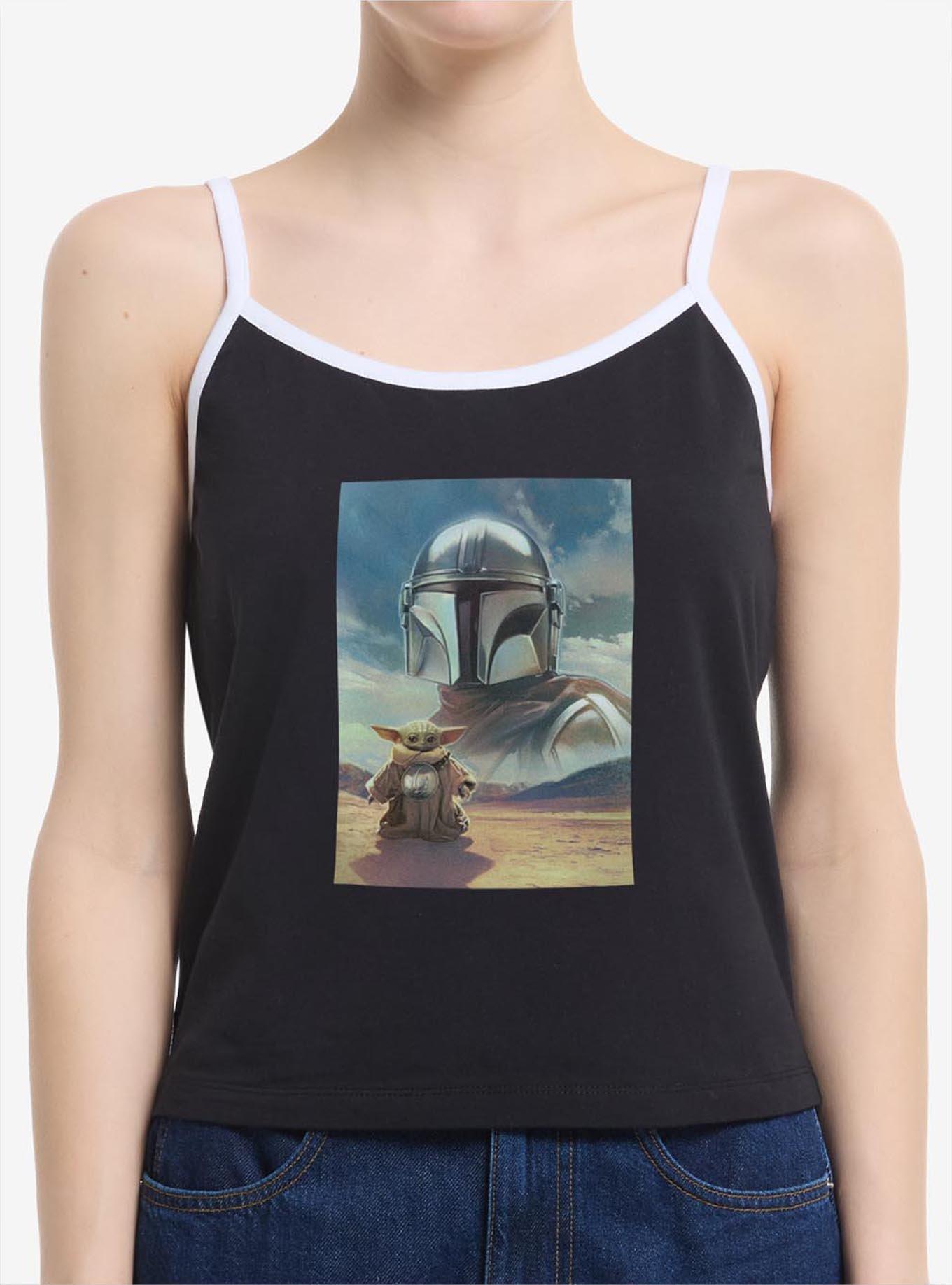 Star Wars The Mandalorian & Grogu Bounty Hunter Poster Girls Cami