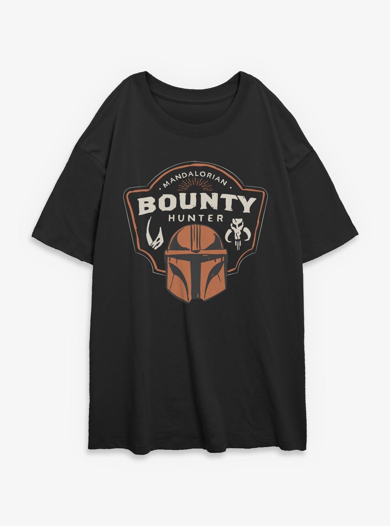 Star Wars The Mandalorian & Grogu Mandalorian Bounty Hunter Girls Oversized T-Shirt, , hi-res