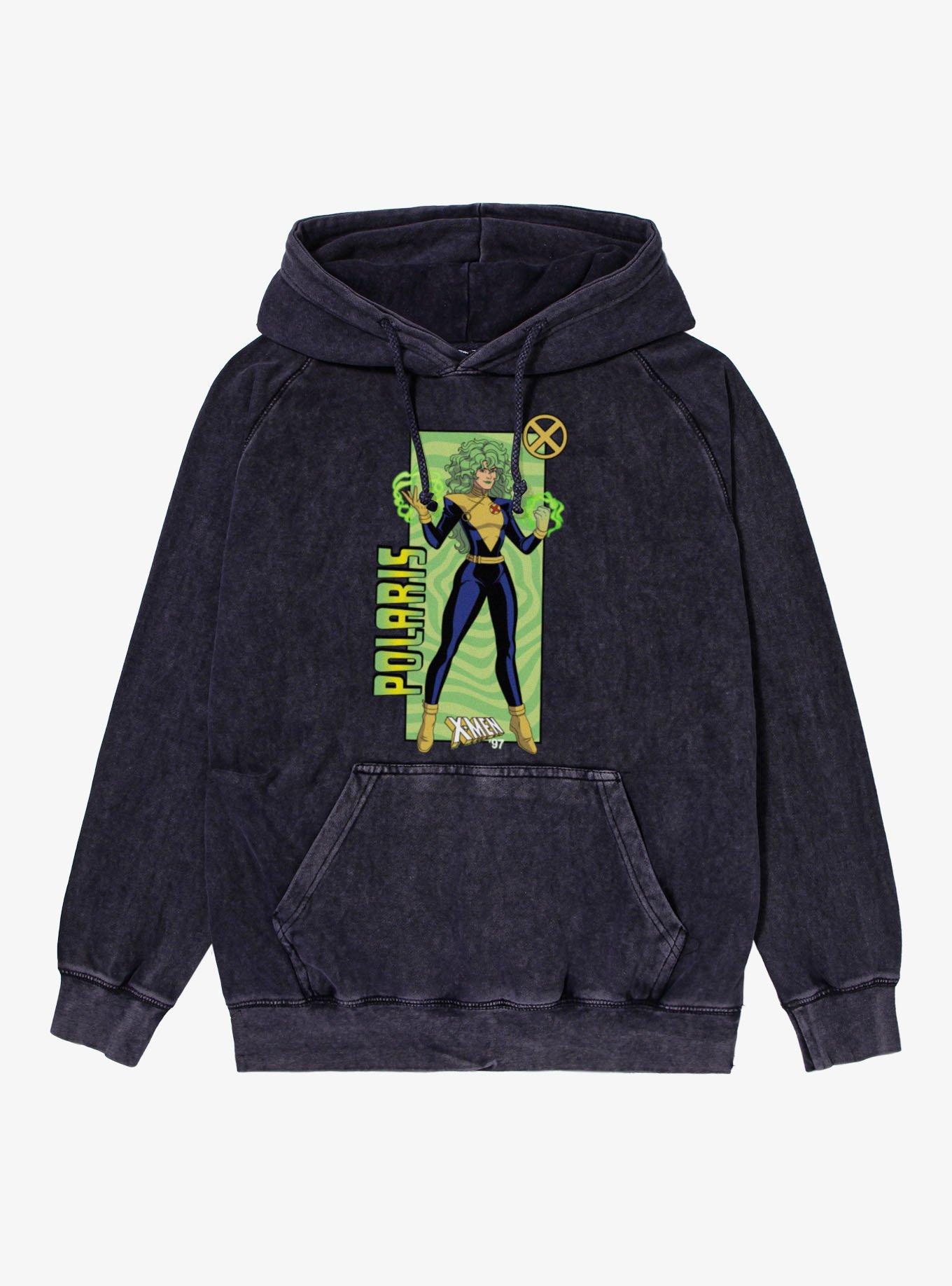Marvel X-Men '97 Polaris Force Mineral Wash Hoodie, , hi-res