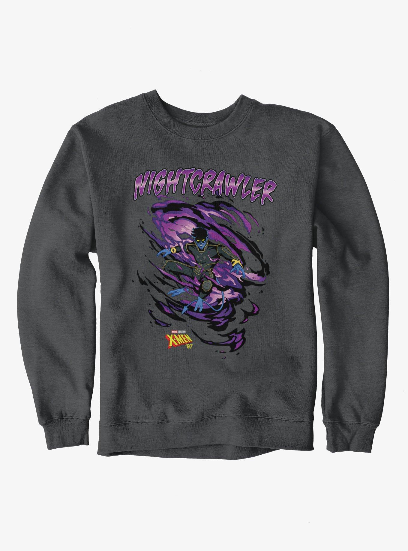 Marvel X-Men '97 Nightcrawler Portal Swirl Sweatshirt, , hi-res