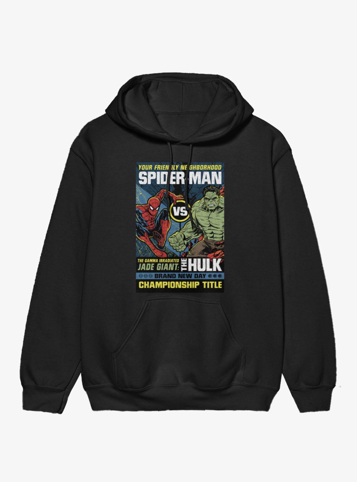 Marvel Spider-Man Brand New Day Spider-Man Vs The Hulk Championship Title Hoodie, , hi-res