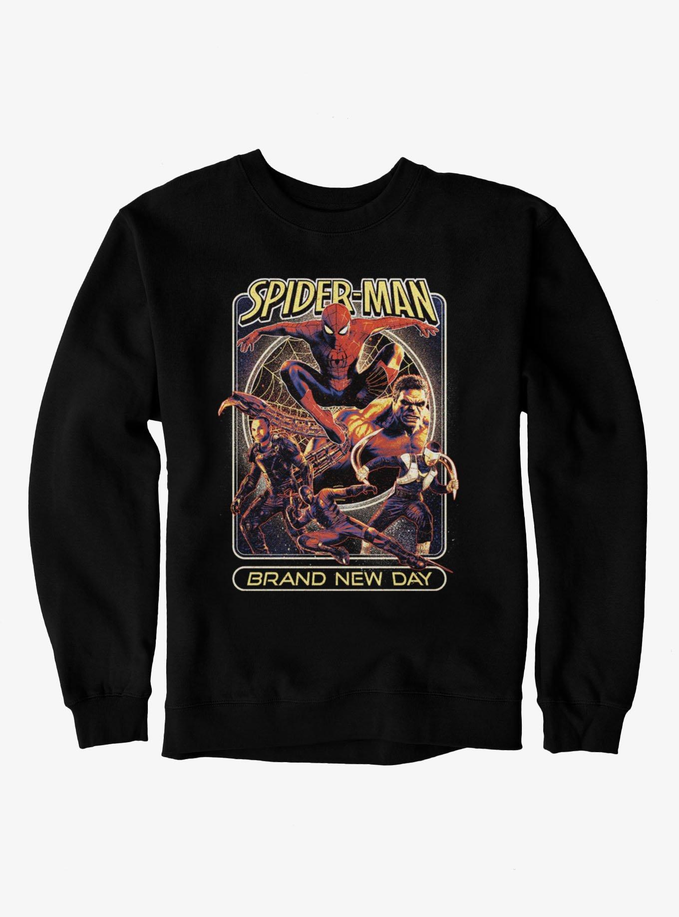 Marvel Spider-Man Brand New Day Leap Into Battle Sweatshirt, , hi-res