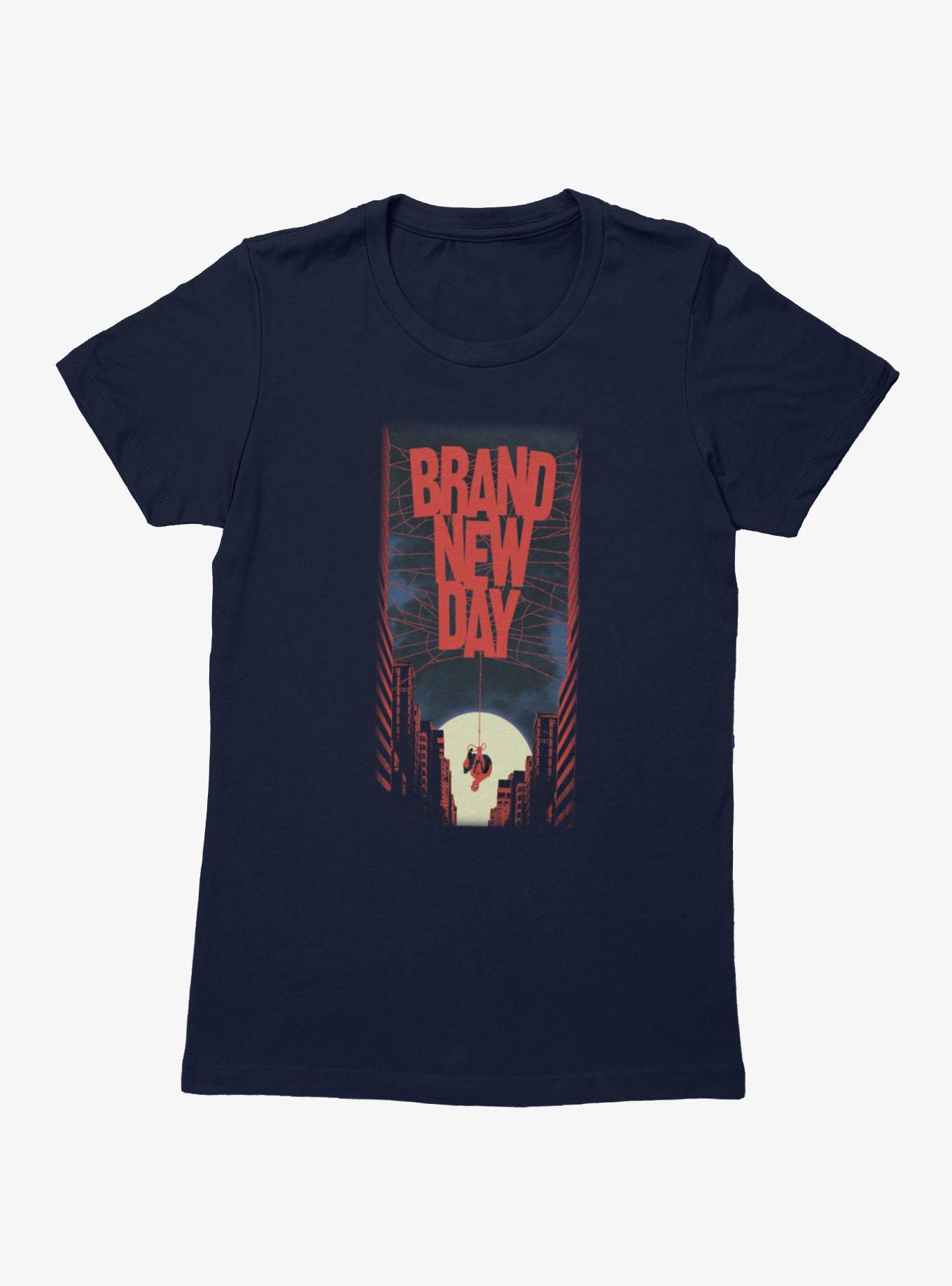 Marvel Spider-Man Brand New Day Spider Web Up The Night Womens T-Shirt, , hi-res