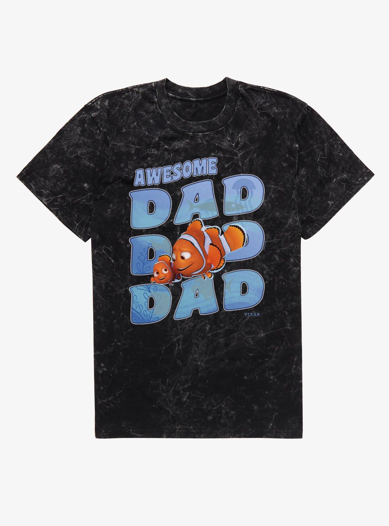 Disney Pixar Finding Nemo Awesome Dad Mineral Wash T-Shirt, , hi-res
