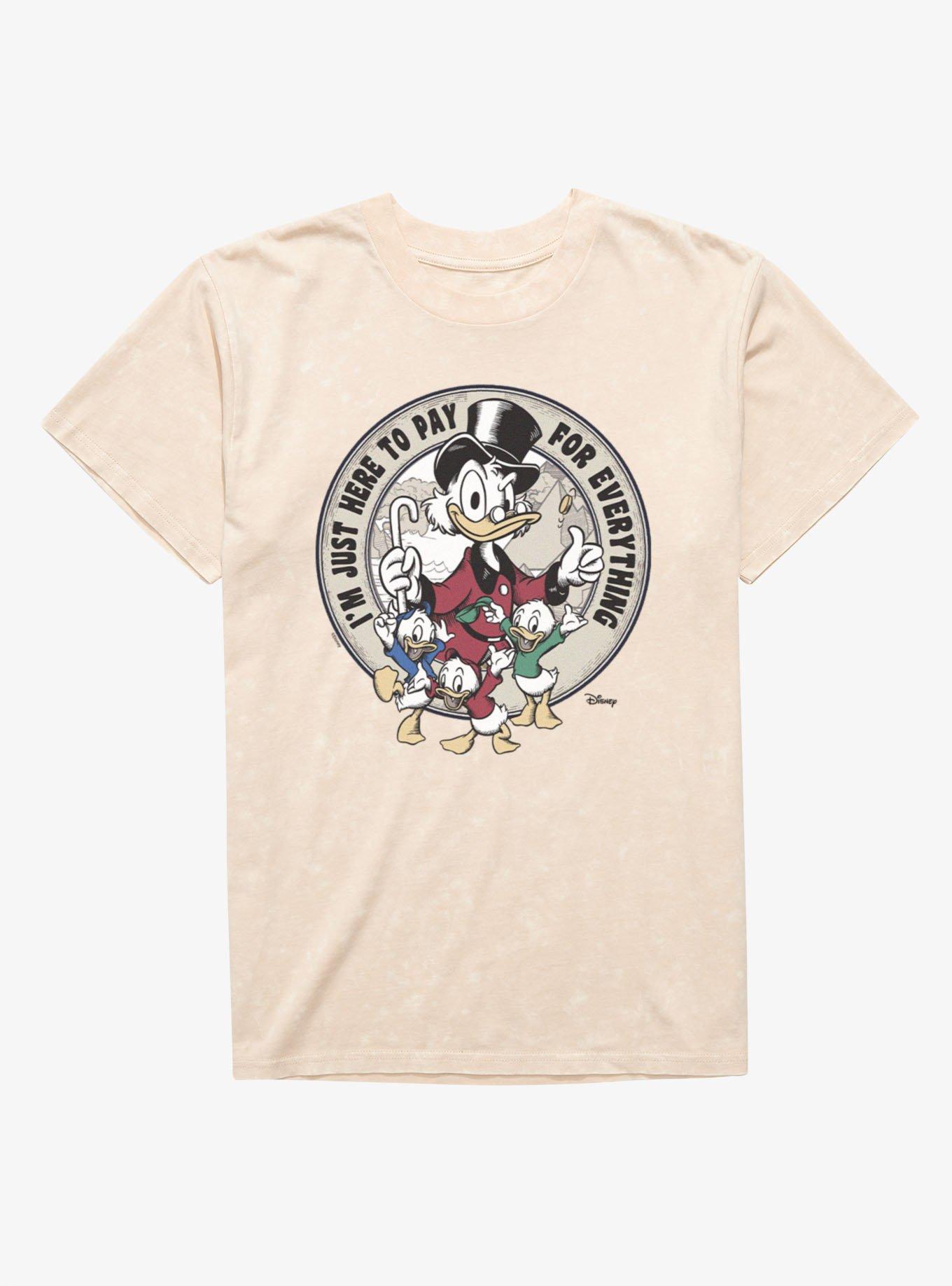 Disney Ducktales Here To Pay Scrooge McDuck Mineral Wash T-Shirt, , hi-res
