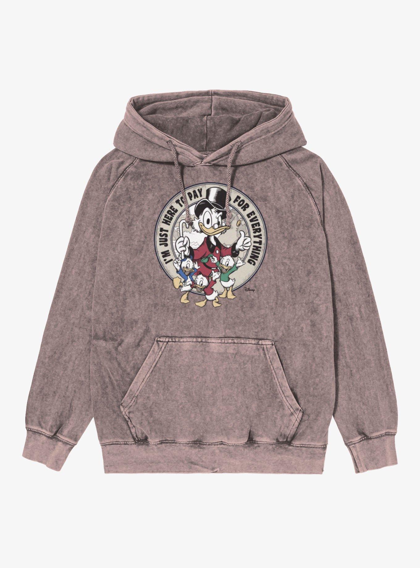 Disney Ducktales Here To Pay Scrooge McDuck Mineral Wash Hoodie, , hi-res
