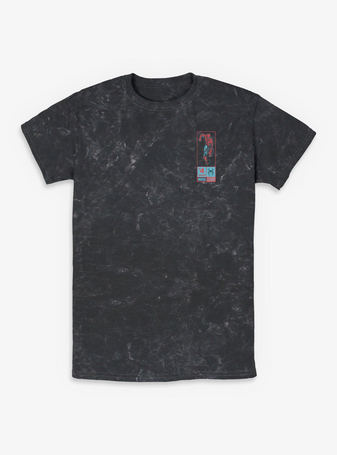 Marvel Spider-Man: Brand New Day Web Slinger Mineral Wash T-Shirt Hot Topic Exclusive, , hi-res